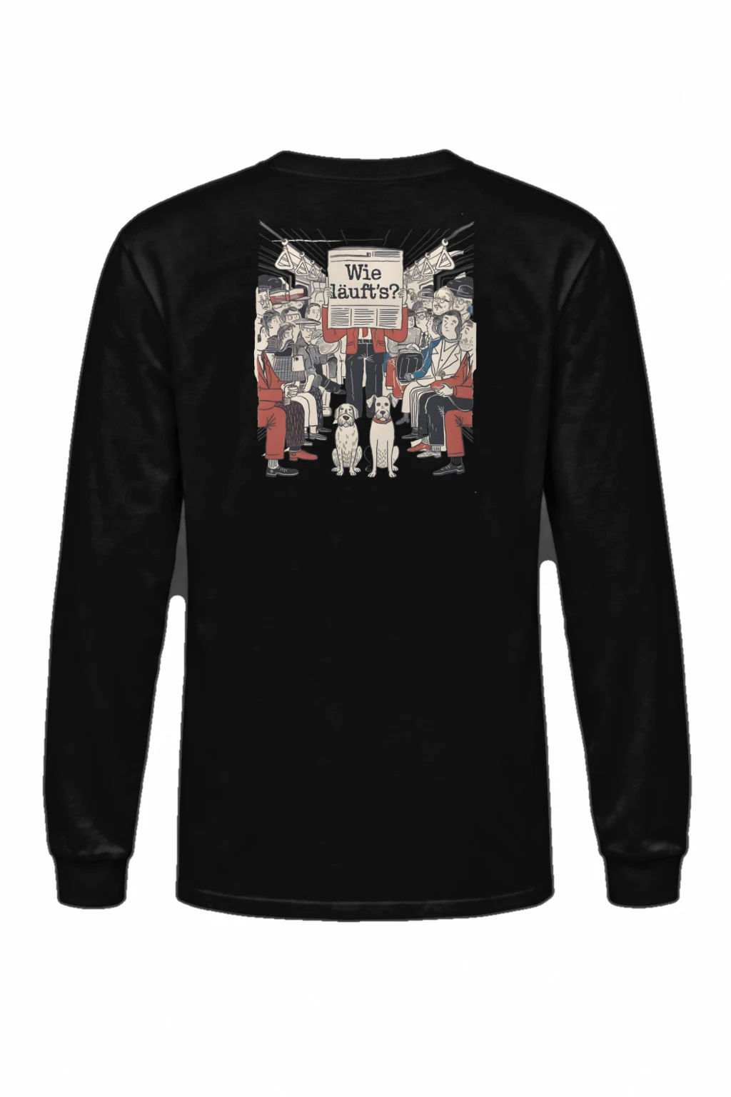 "Wie Läuft’s Subway" Unisex Longsleeve T-shirt | Gildan 2400