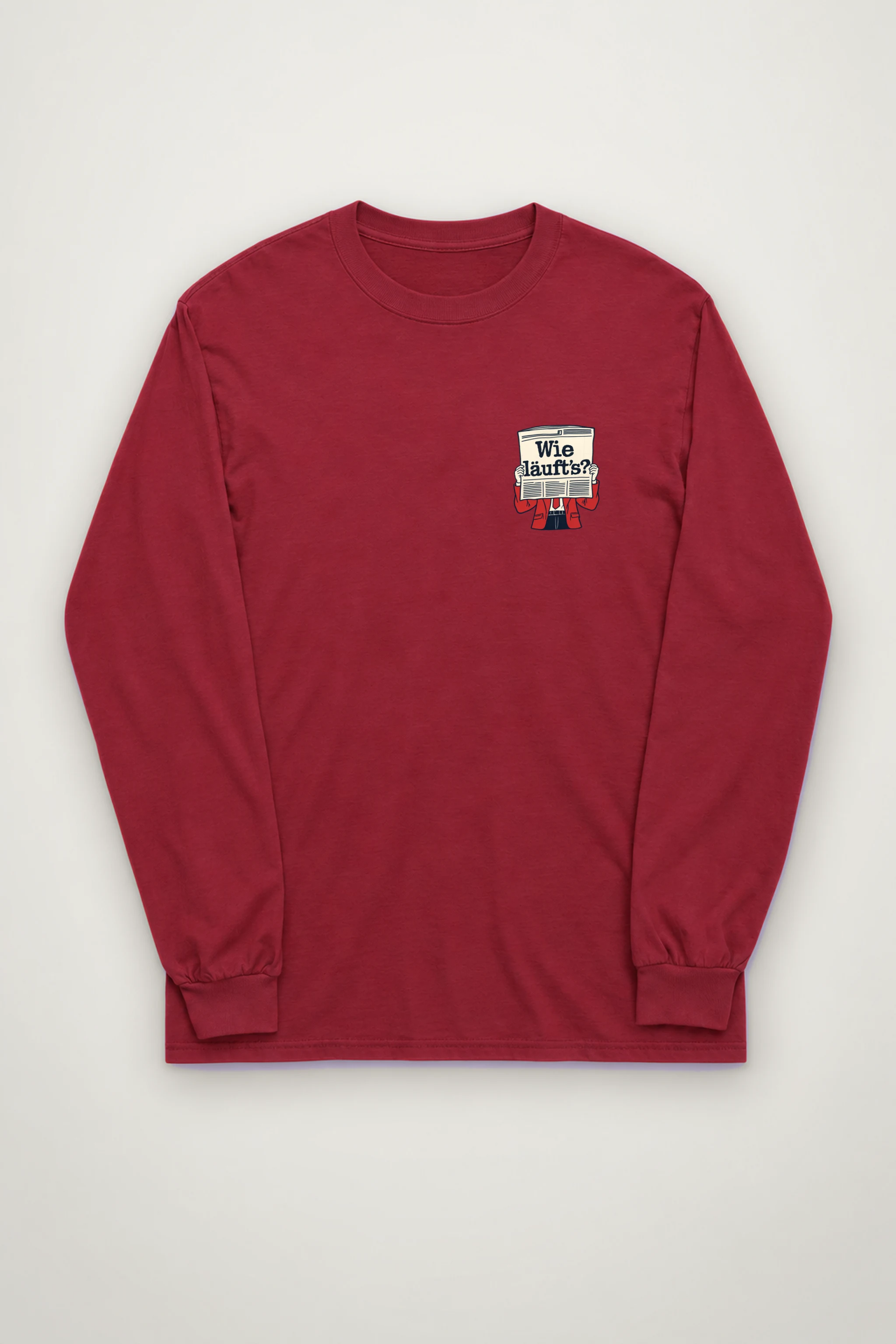 "Wie Läuft’s Subway" Unisex Longsleeve T-shirt