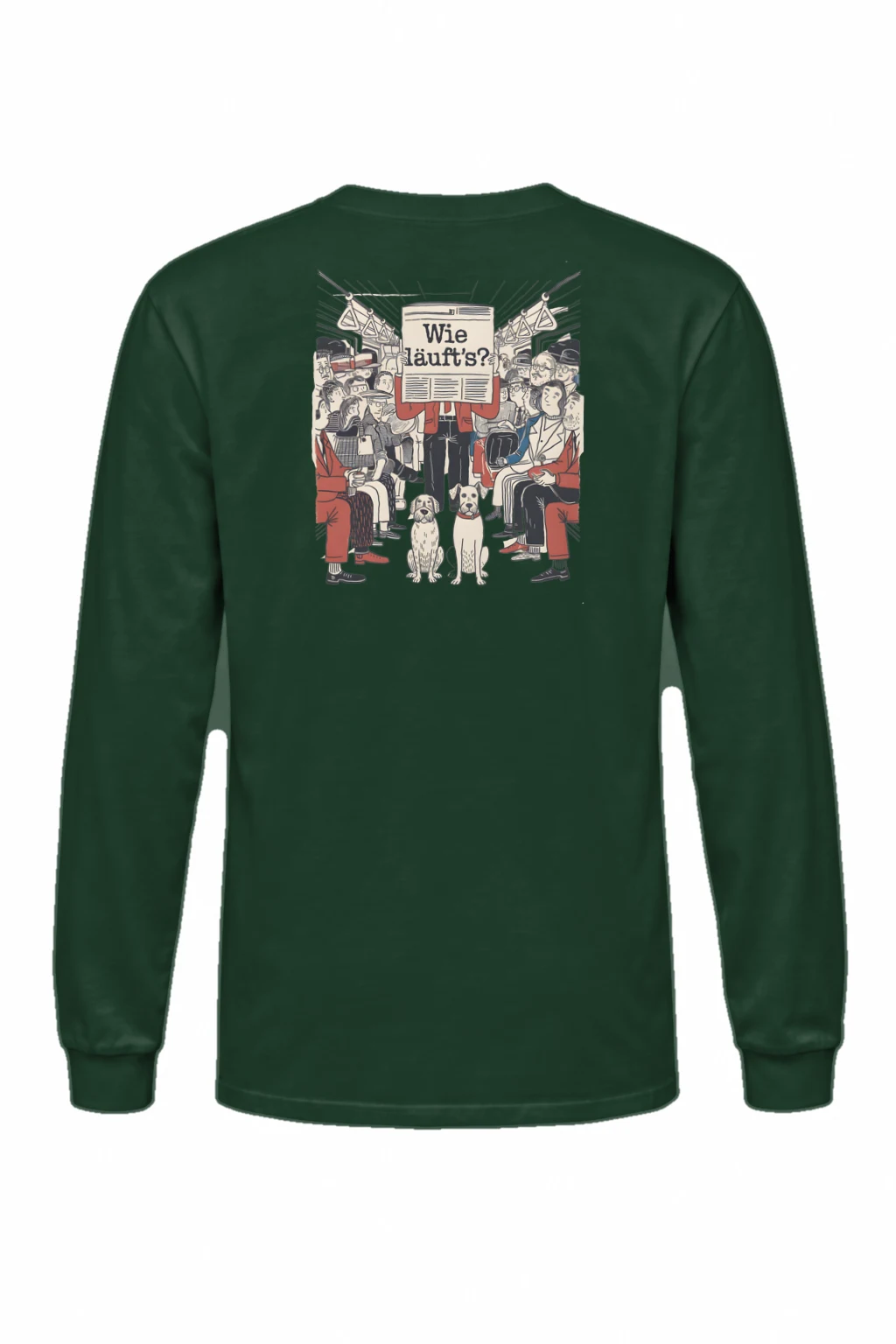 "Wie Läuft’s Subway" Unisex Longsleeve T-shirt | Gildan 2400