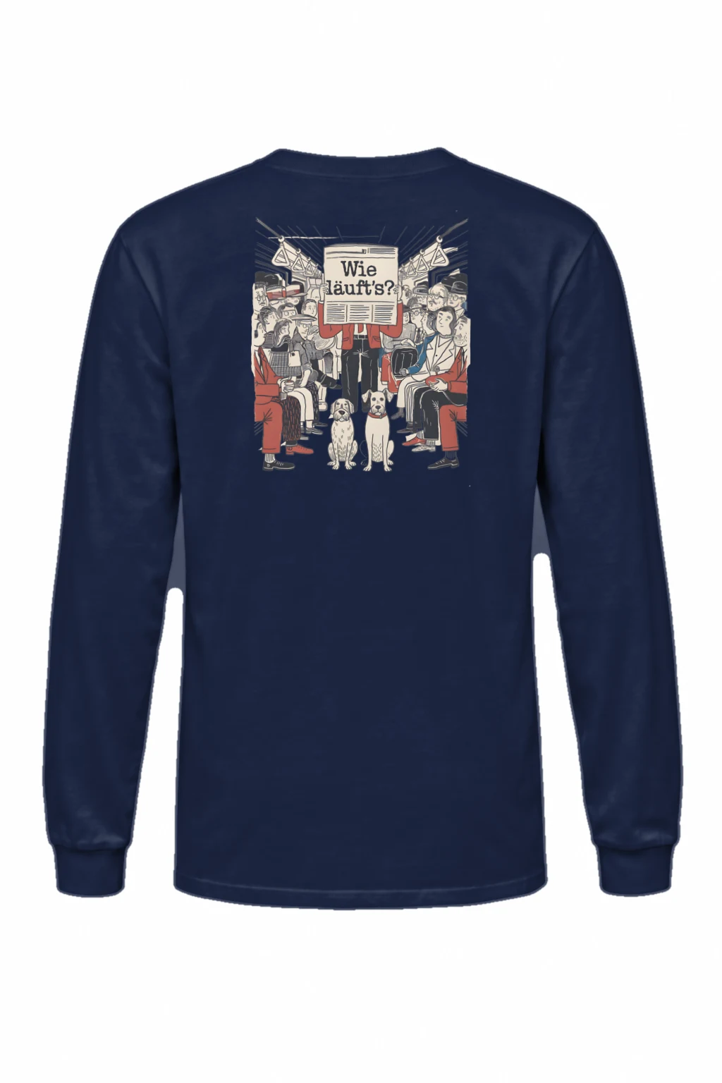 "Wie Läuft’s Subway" Unisex Longsleeve T-shirt | Gildan 2400