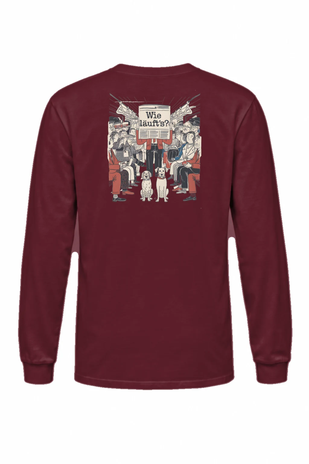 "Wie Läuft’s Subway" Unisex Longsleeve T-shirt | Gildan 2400