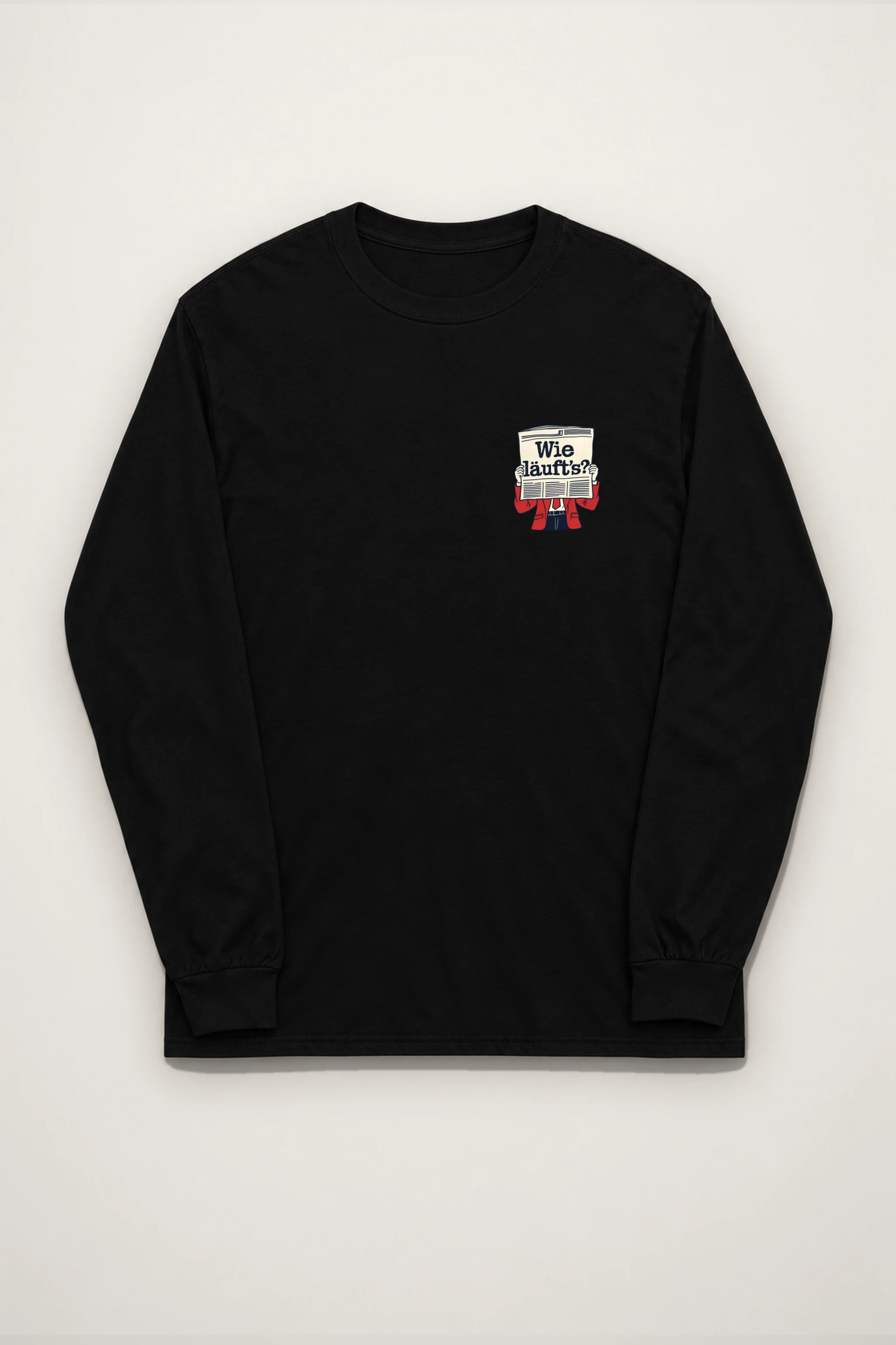 "Wie Läuft’s Subway" Unisex Longsleeve T-shirt