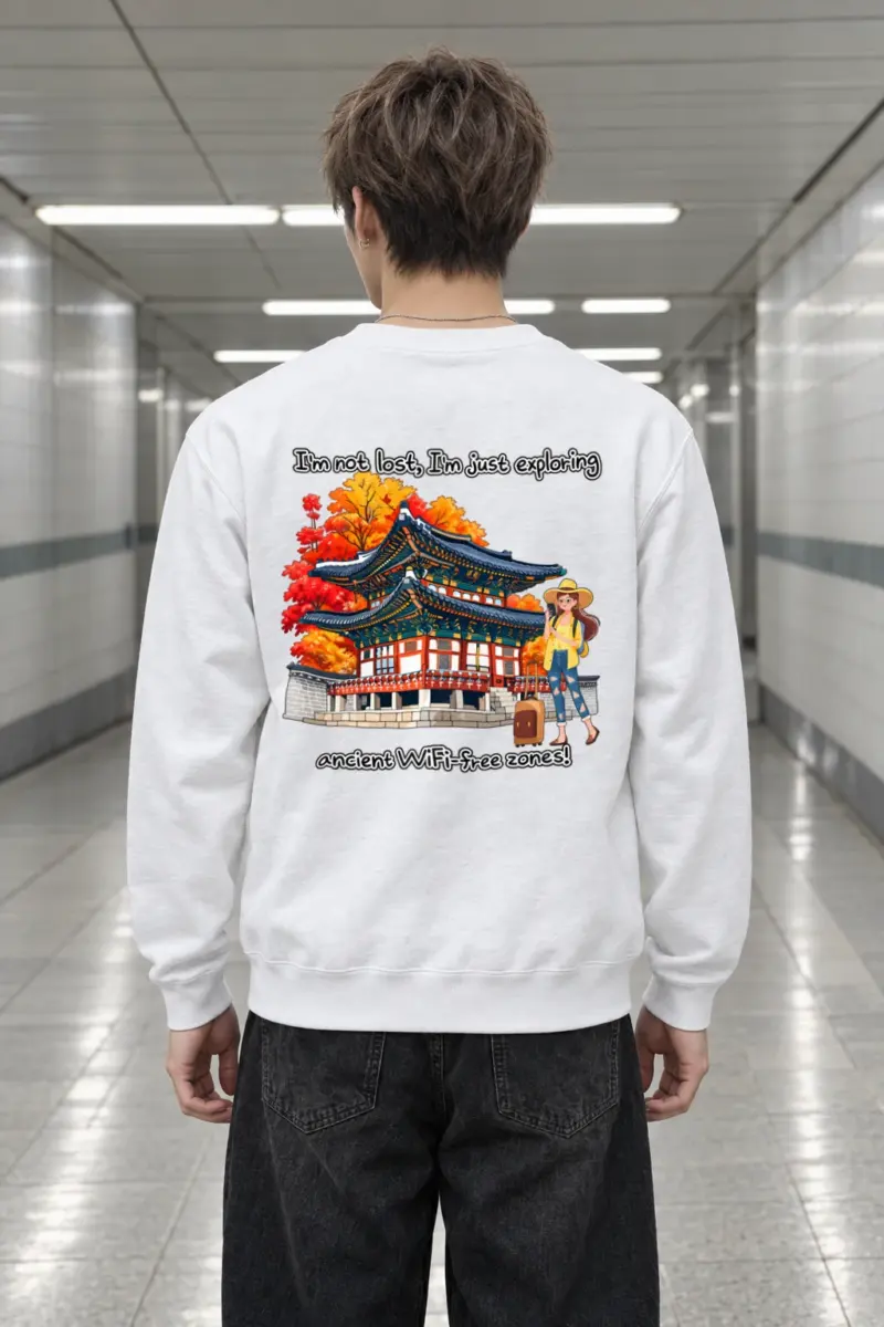 "WiFi-Free Zones" Heavy Blend Unisex Crewneck Sweatshirt