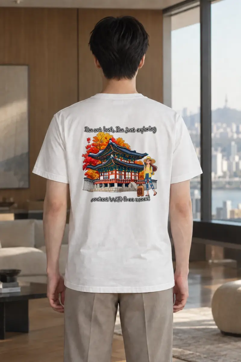 "WiFi-Free Zones" Heavyweight Unisex Crewneck T-shirt
