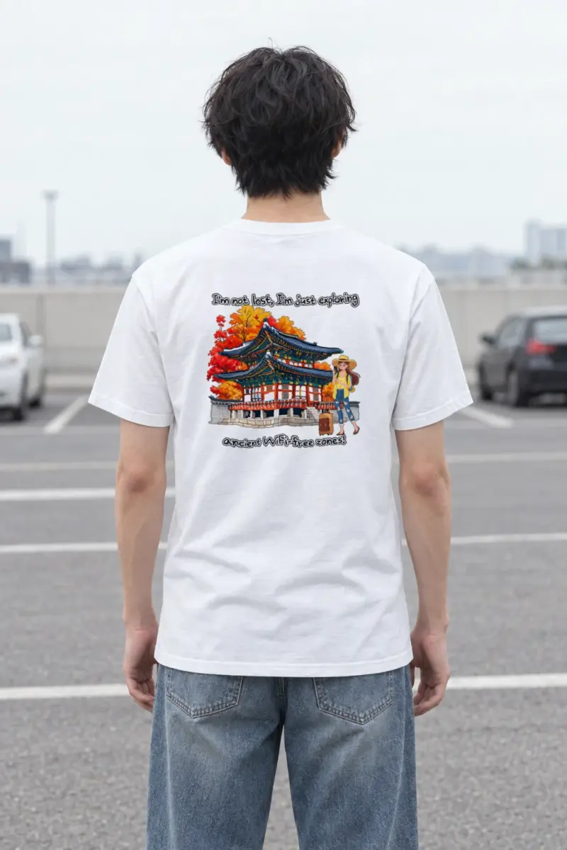 "WiFi-Free Zones" Heavyweight Unisex Crewneck T-shirt