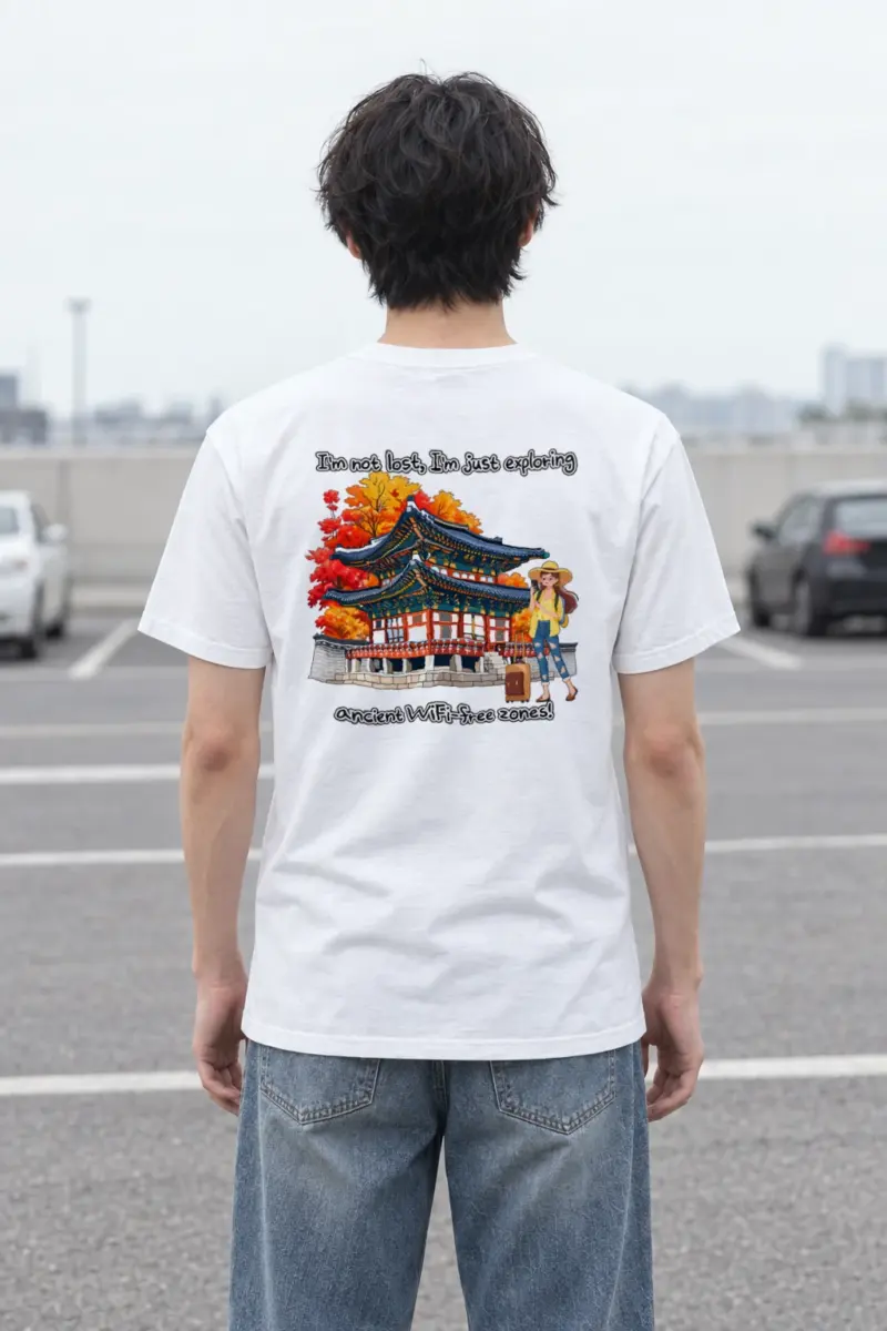 "WiFi-Free Zones" Heavyweight Unisex Crewneck T-shirt