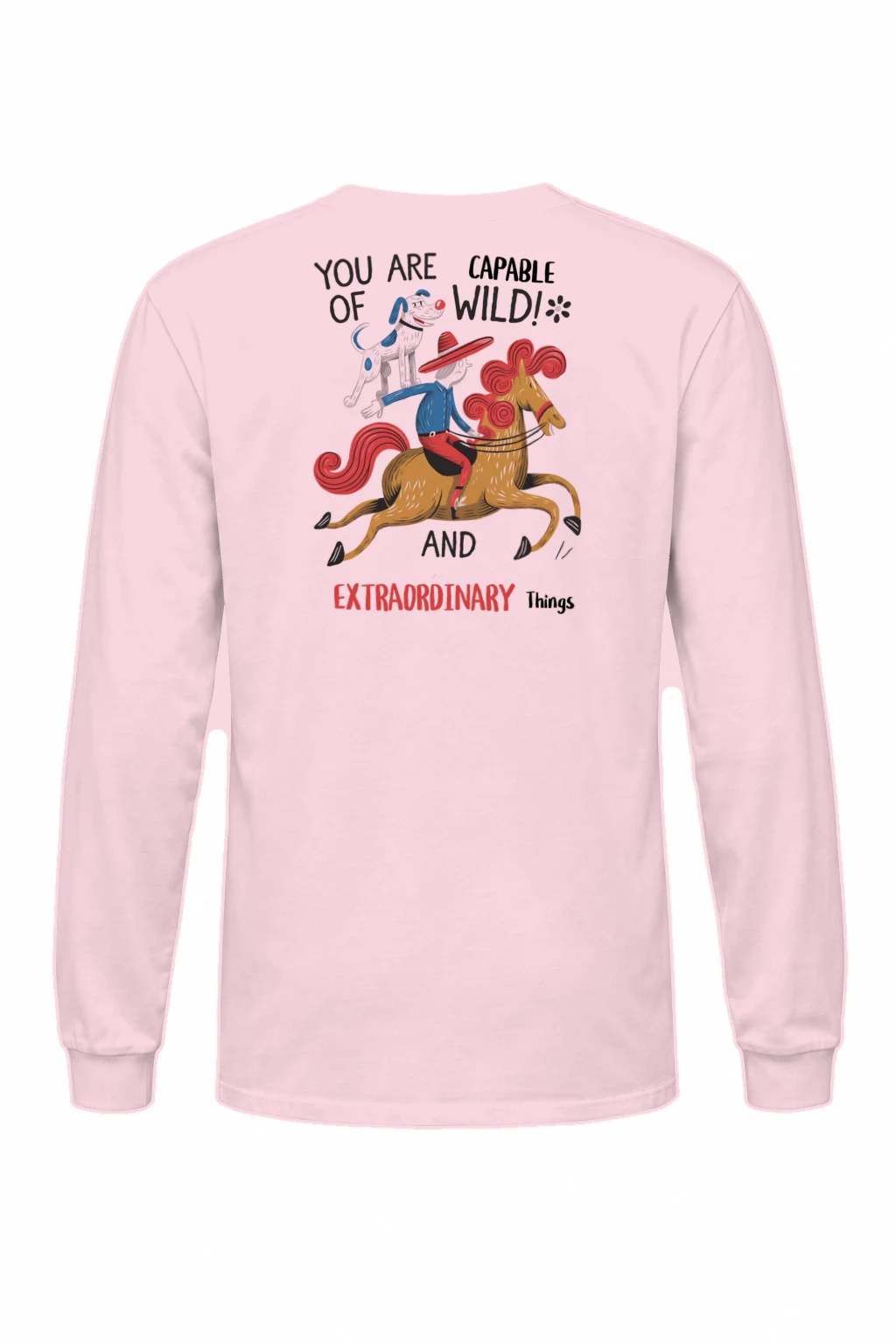 "Wild And Extraordinary" Unisex Longsleeve T-shirt | Gildan 2400