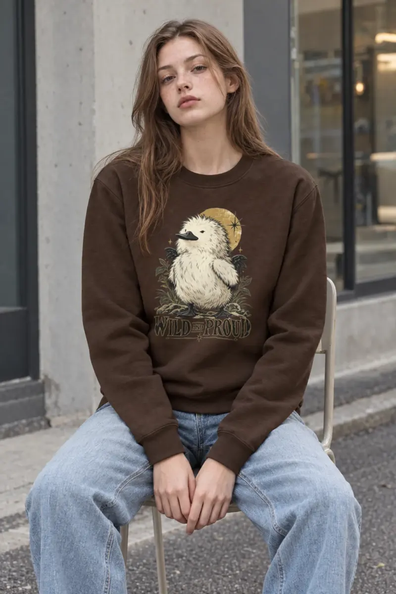 "Wild And Proud" Heavy Blend Unisex Crewneck Sweatshirt | Gildan 18000