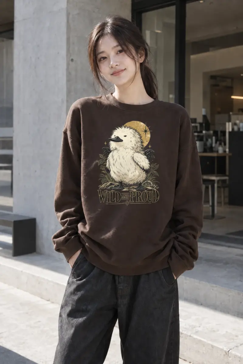 "Wild And Proud" Heavy Blend Unisex Crewneck Sweatshirt | Gildan 18000