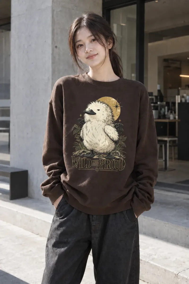 "Wild And Proud" Heavy Blend Unisex Crewneck Sweatshirt | Gildan 18000