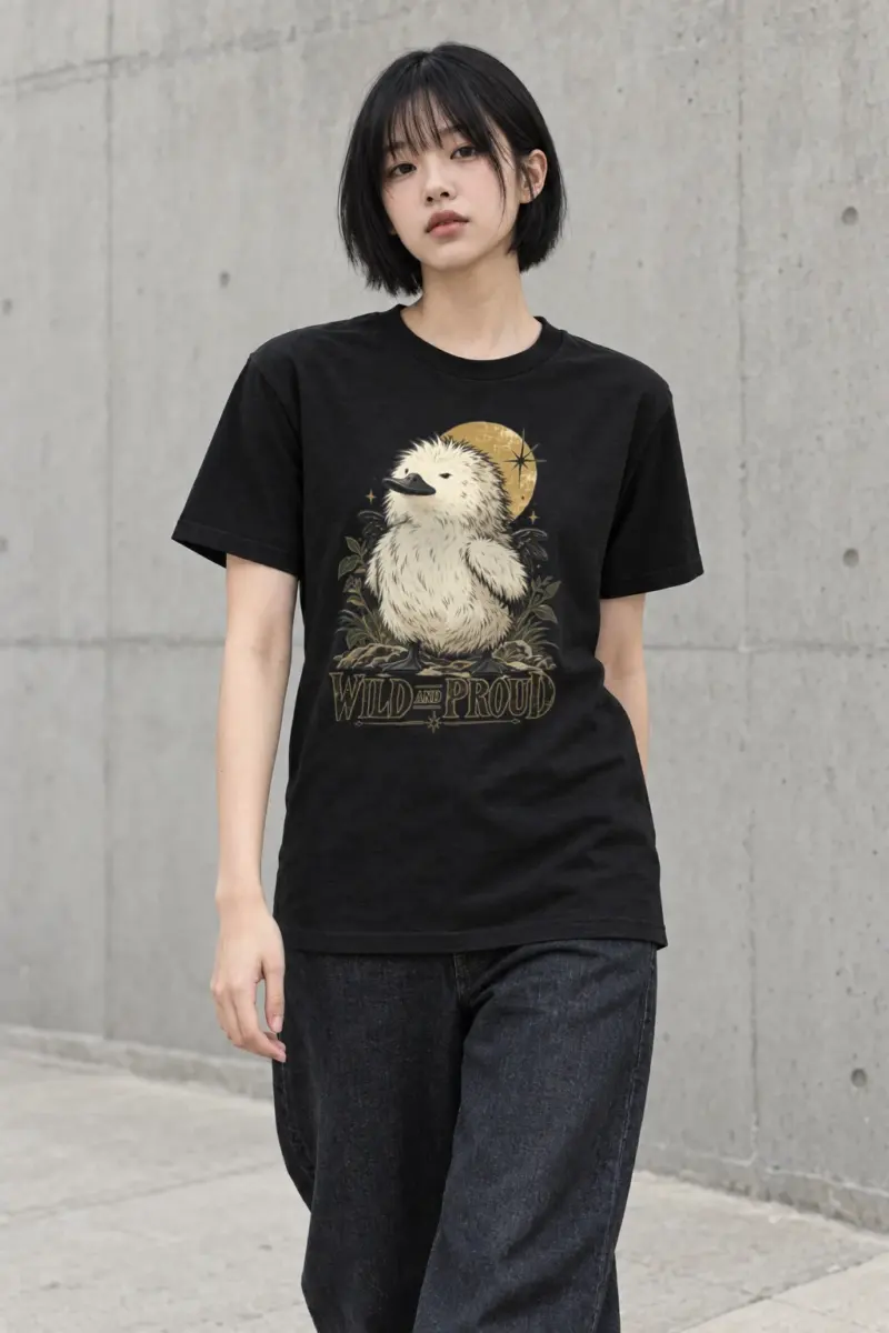 "Wild And Proud" Heavyweight Unisex Crewneck T-shirt
