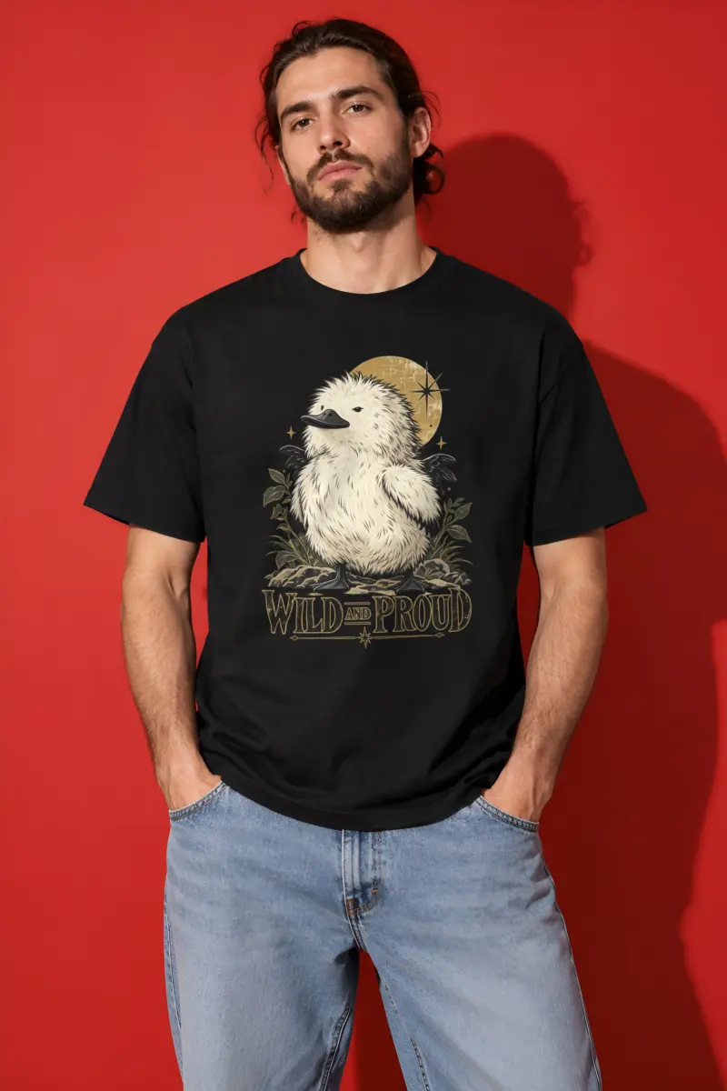 "Wild And Proud" Heavyweight Unisex Crewneck T-shirt