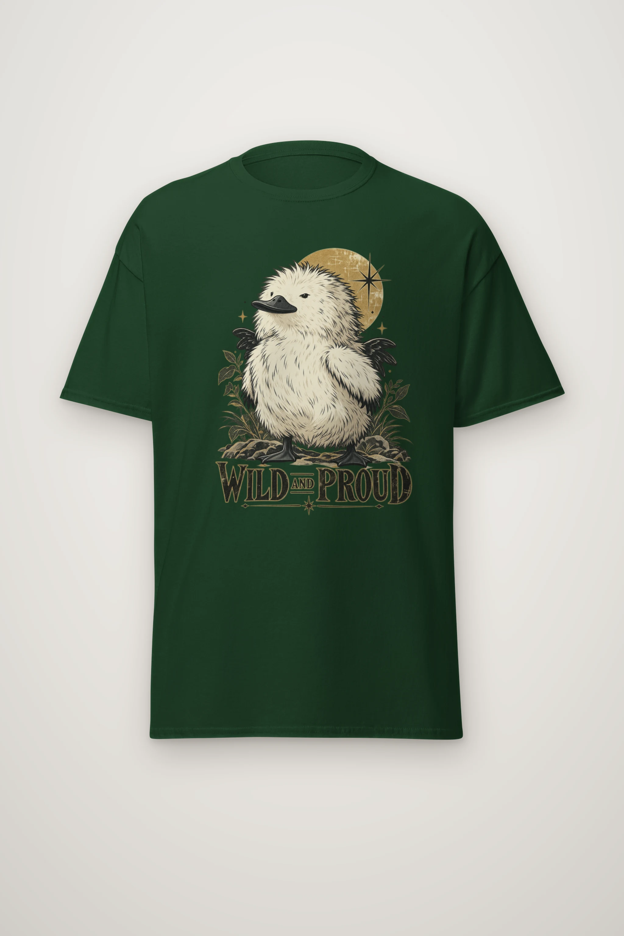 "Wild And Proud" Heavyweight Unisex Crewneck T-shirt