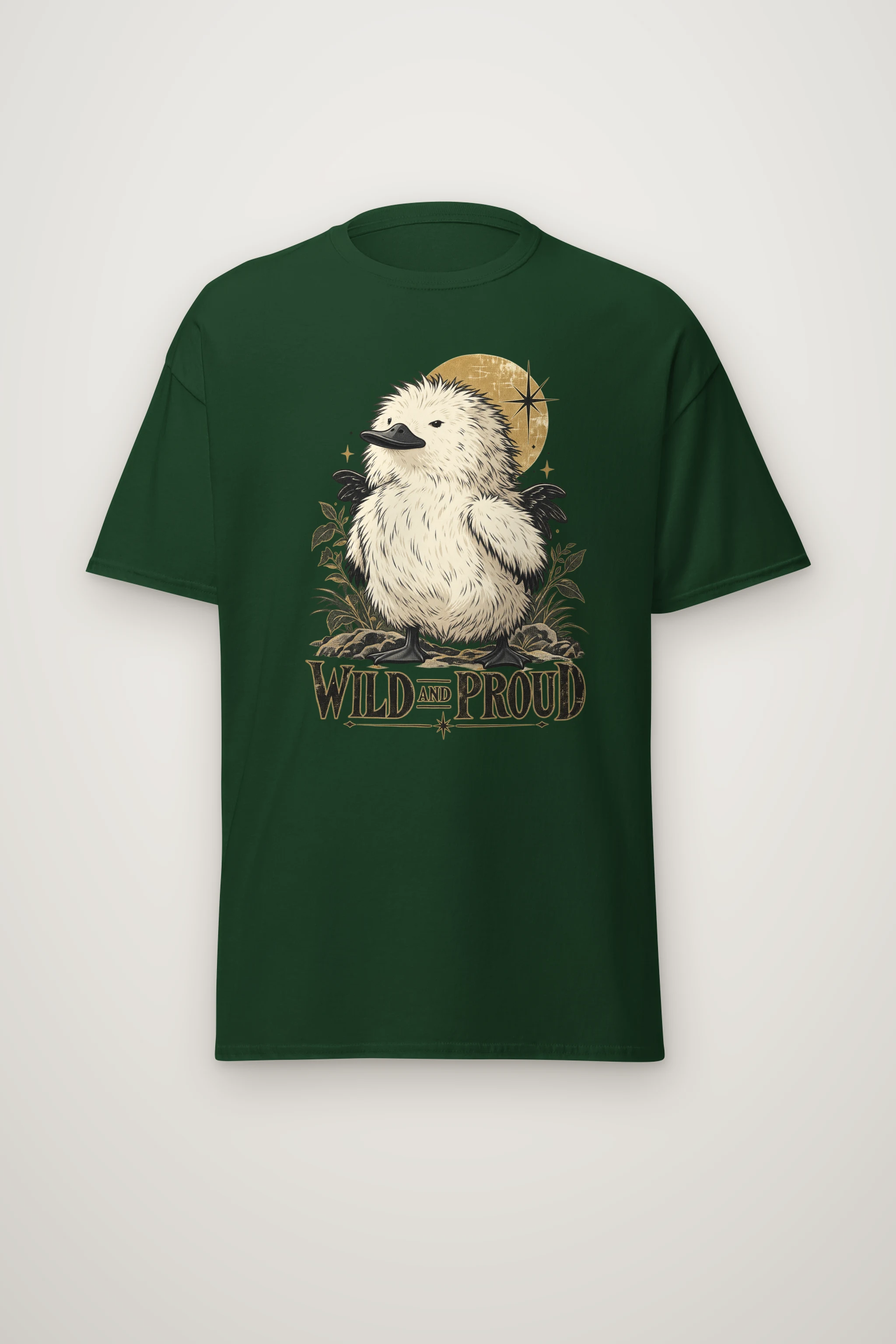 "Wild And Proud" Heavyweight Unisex Crewneck T-shirt