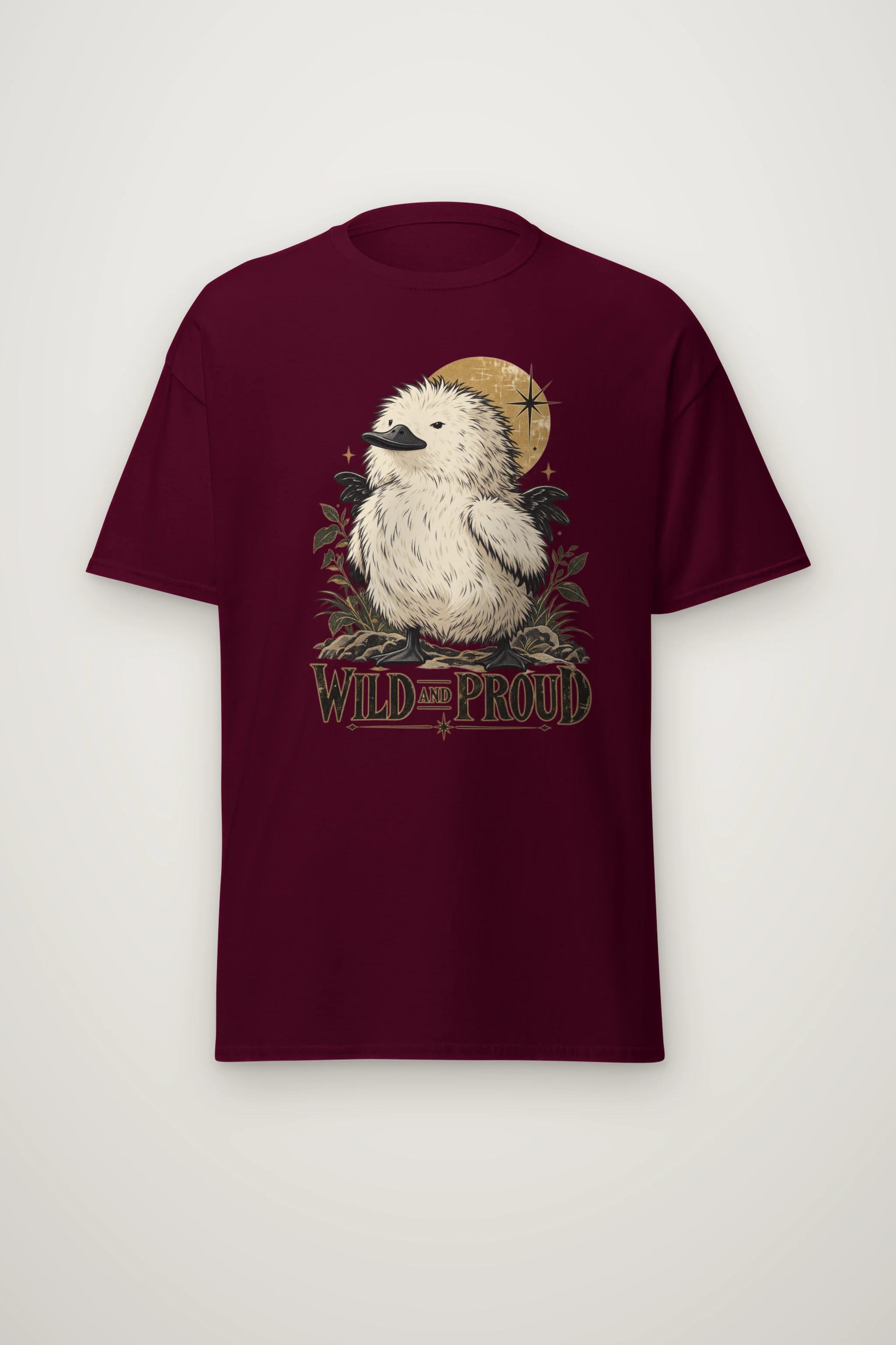 "Wild And Proud" Heavyweight Unisex Crewneck T-shirt