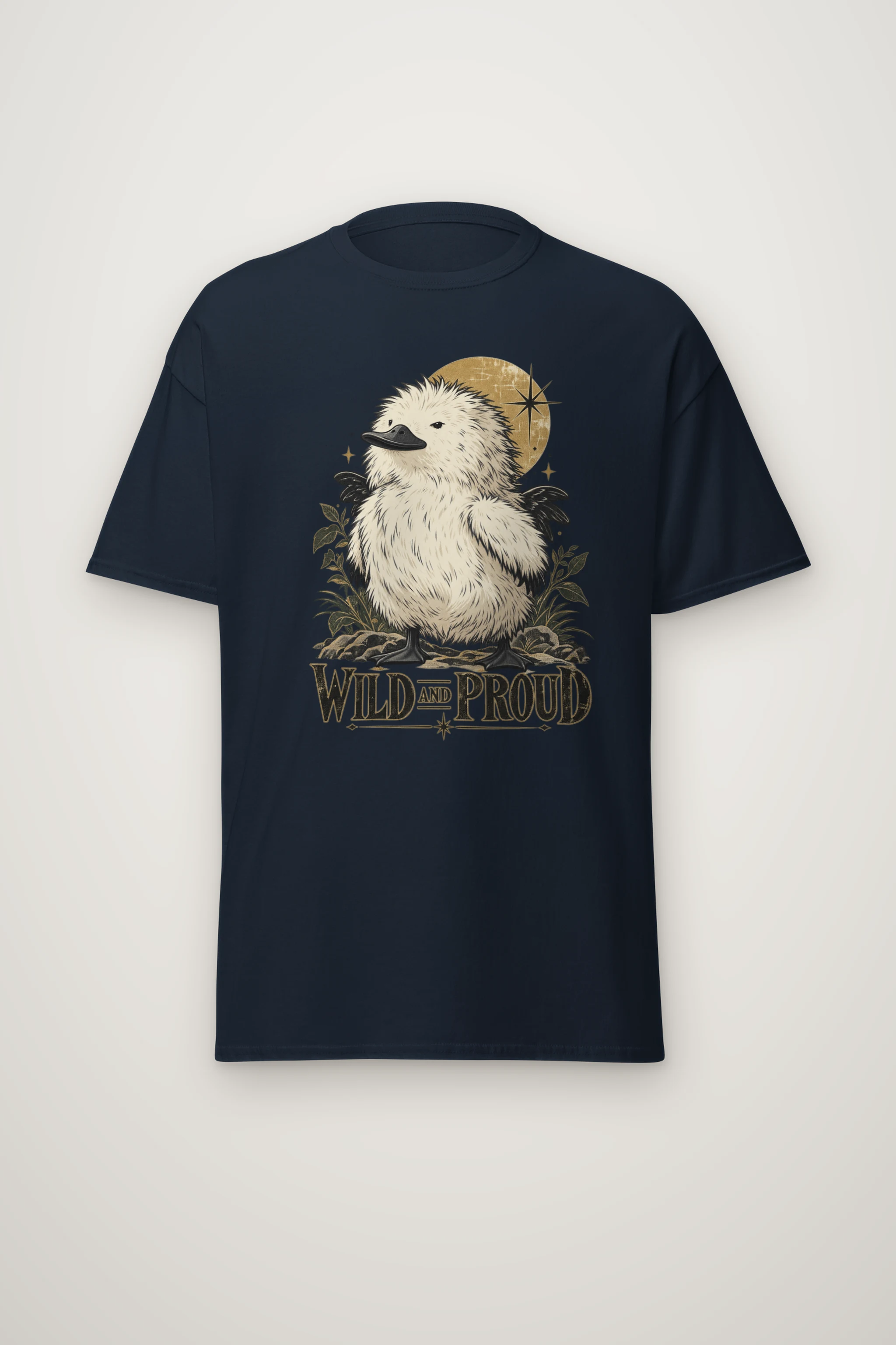 "Wild And Proud" Heavyweight Unisex Crewneck T-shirt