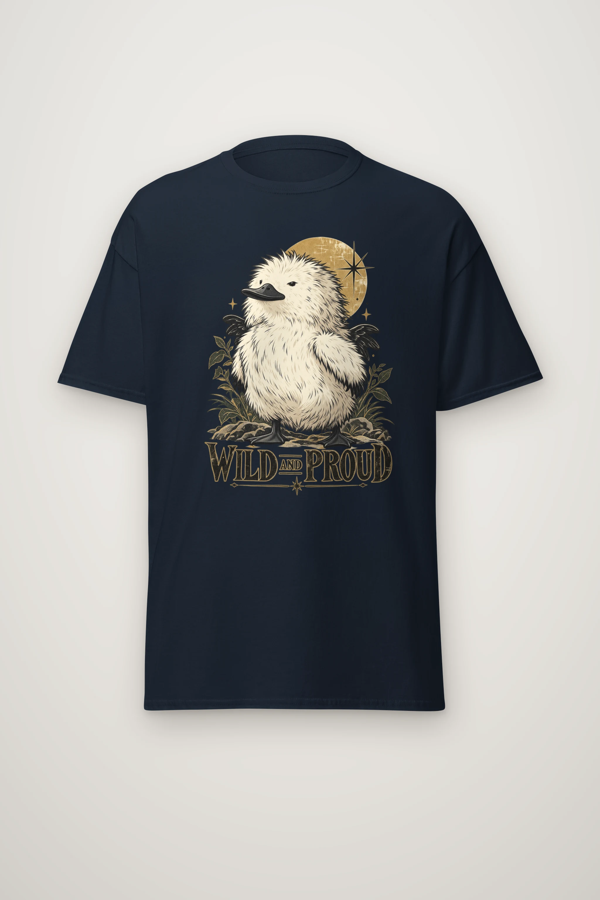 "Wild And Proud" Heavyweight Unisex Crewneck T-shirt