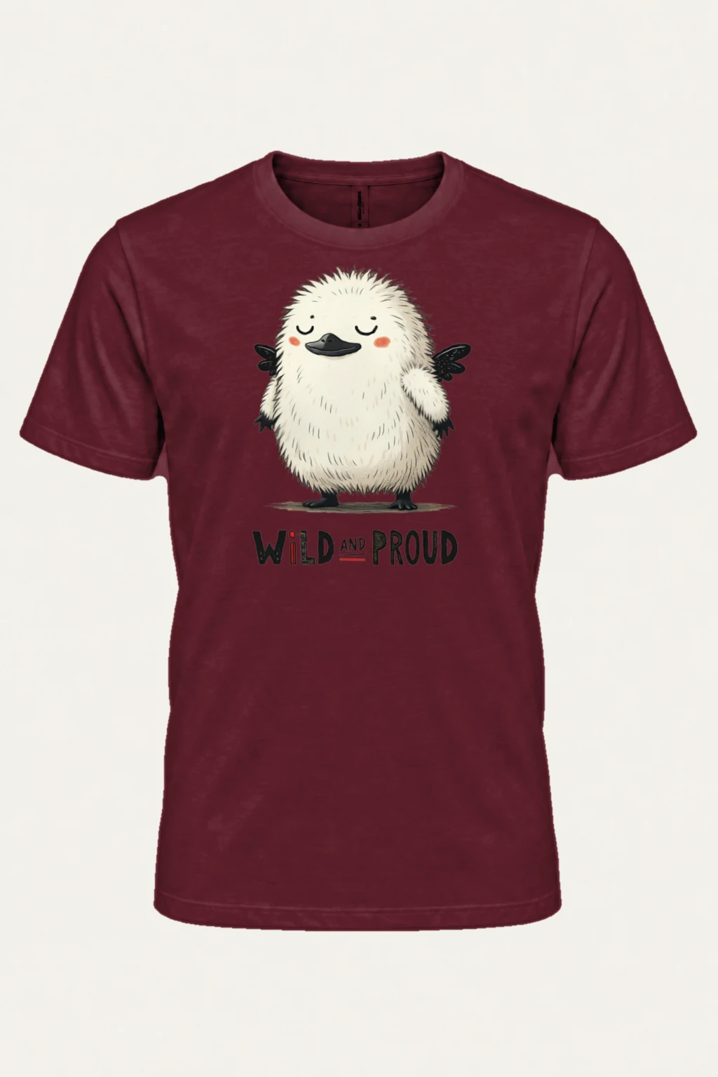"Wild And Proud" Heavyweight Unisex Crewneck T-shirt | Gildan 5000