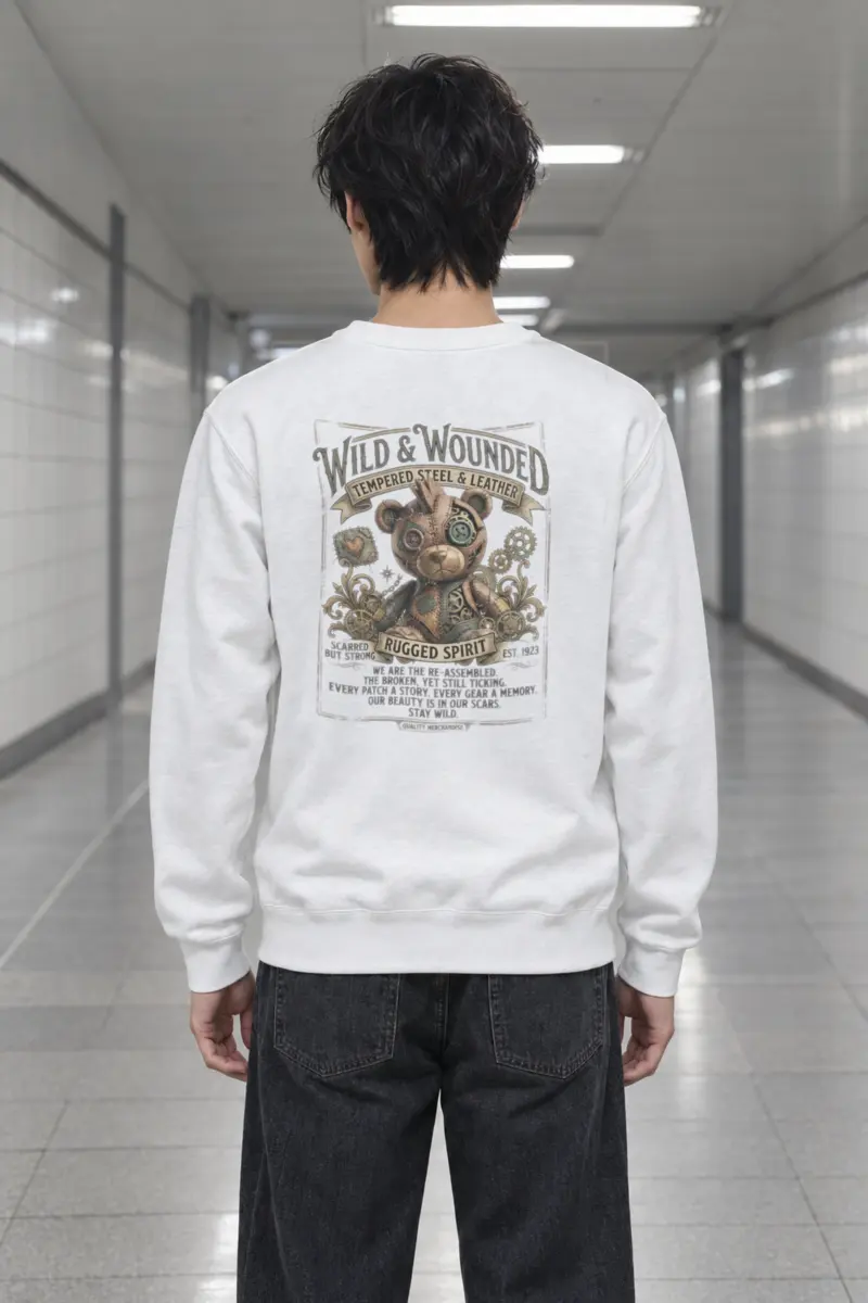 "Wild And Wounded" Heavy Blend Unisex Crewneck Sweatshirt