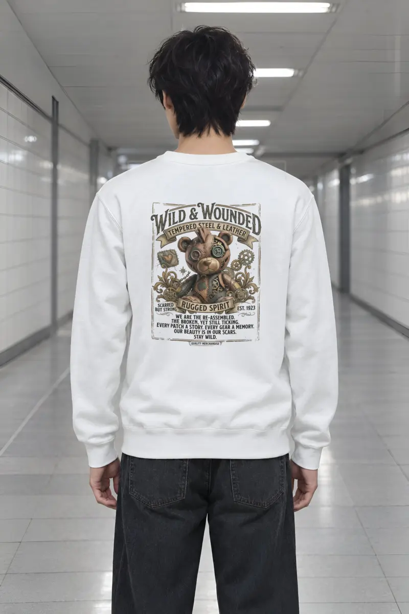 "Wild And Wounded" Heavy Blend Unisex Crewneck Sweatshirt
