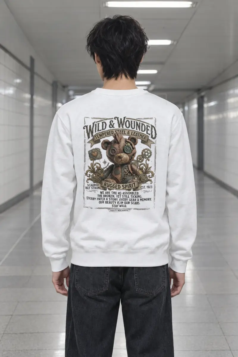 "Wild And Wounded" Heavy Blend Unisex Crewneck Sweatshirt