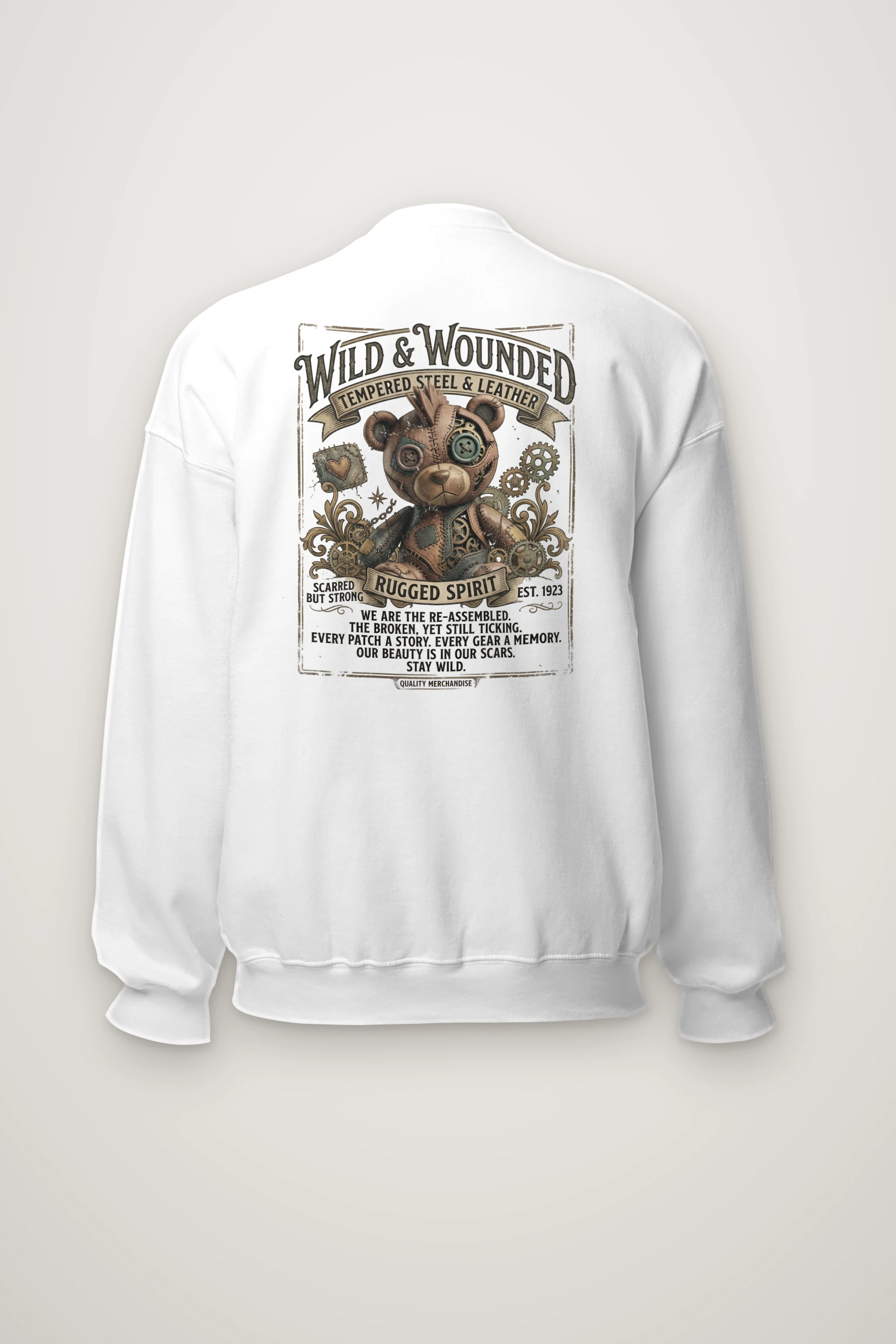 "Wild And Wounded" Heavy Blend Unisex Crewneck Sweatshirt