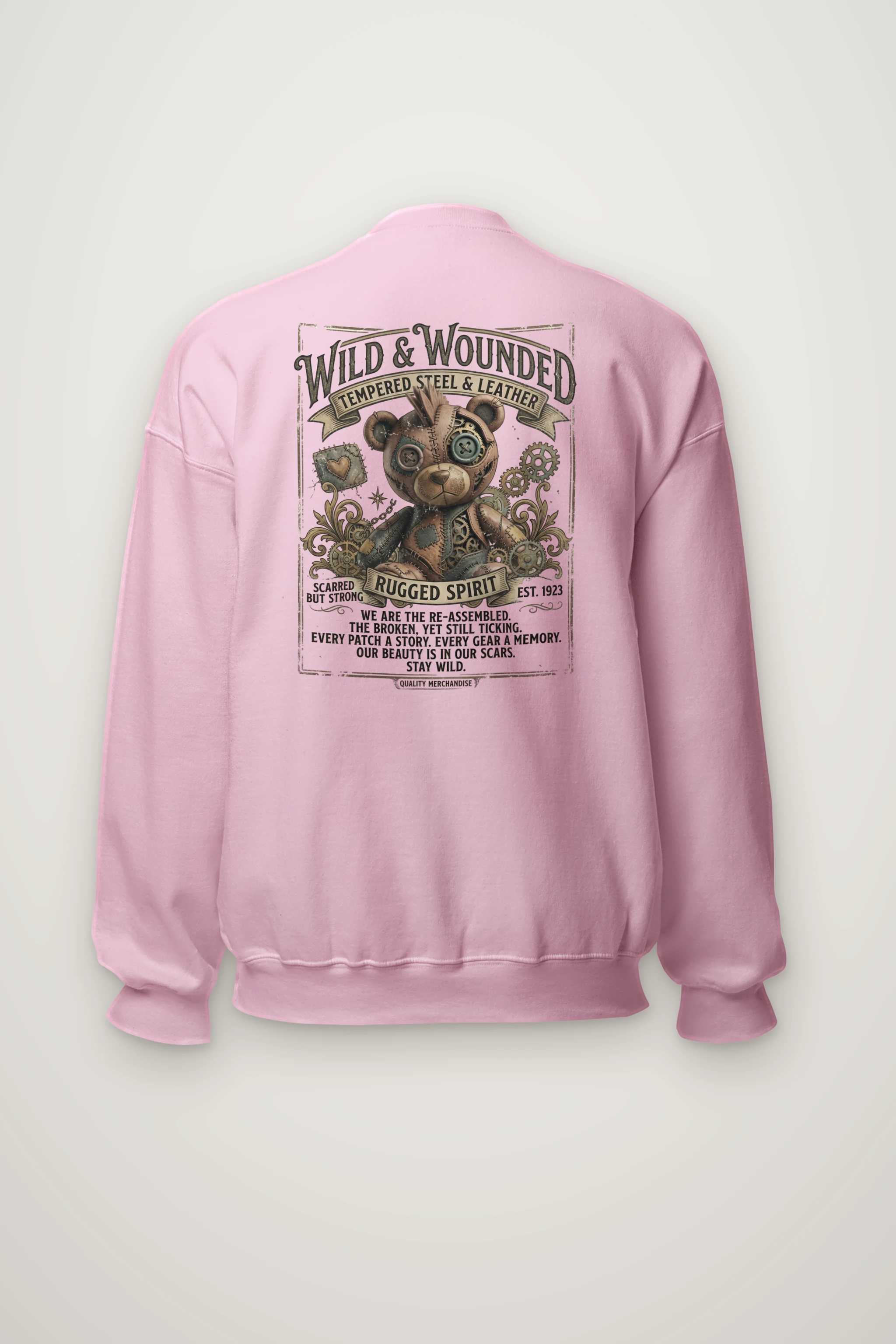 "Wild And Wounded" Heavy Blend Unisex Crewneck Sweatshirt