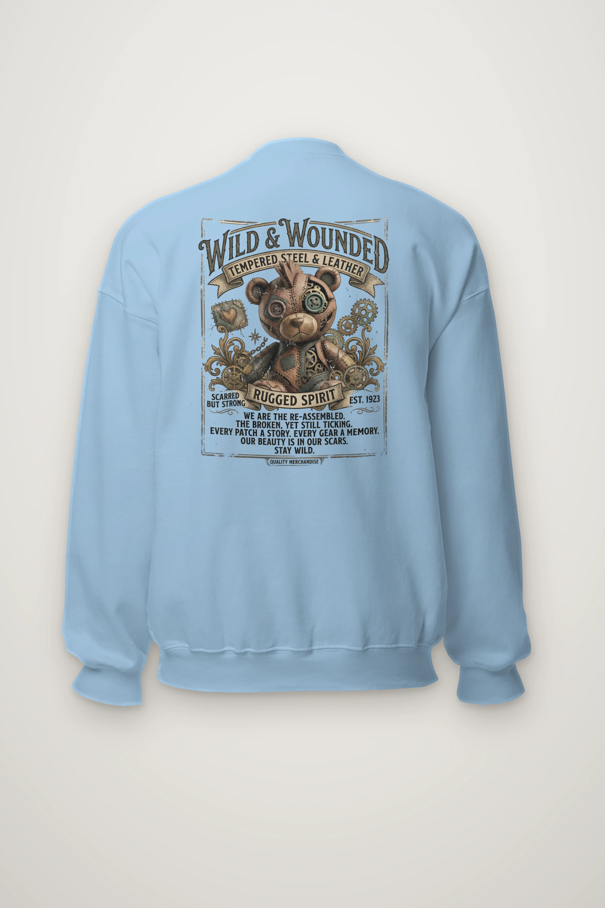 "Wild And Wounded" Heavy Blend Unisex Crewneck Sweatshirt