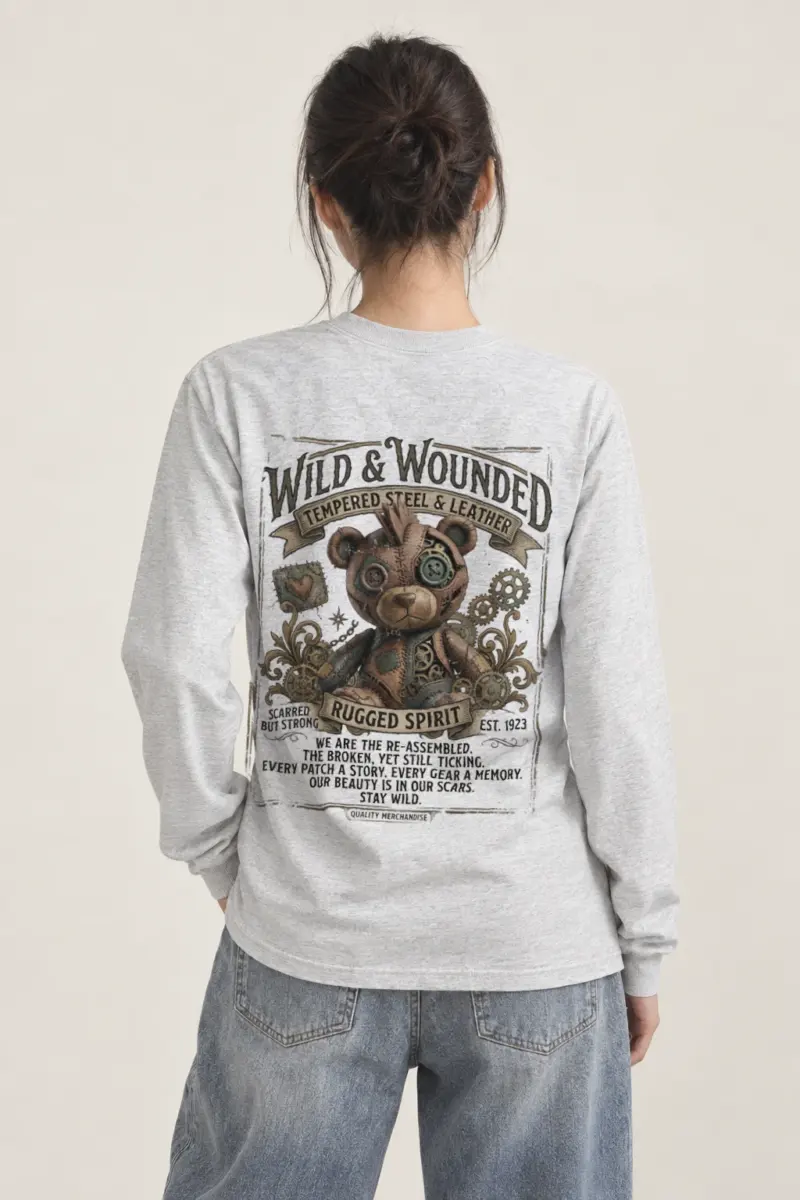 "Wild And Wounded" Unisex Longsleeve T-shirt