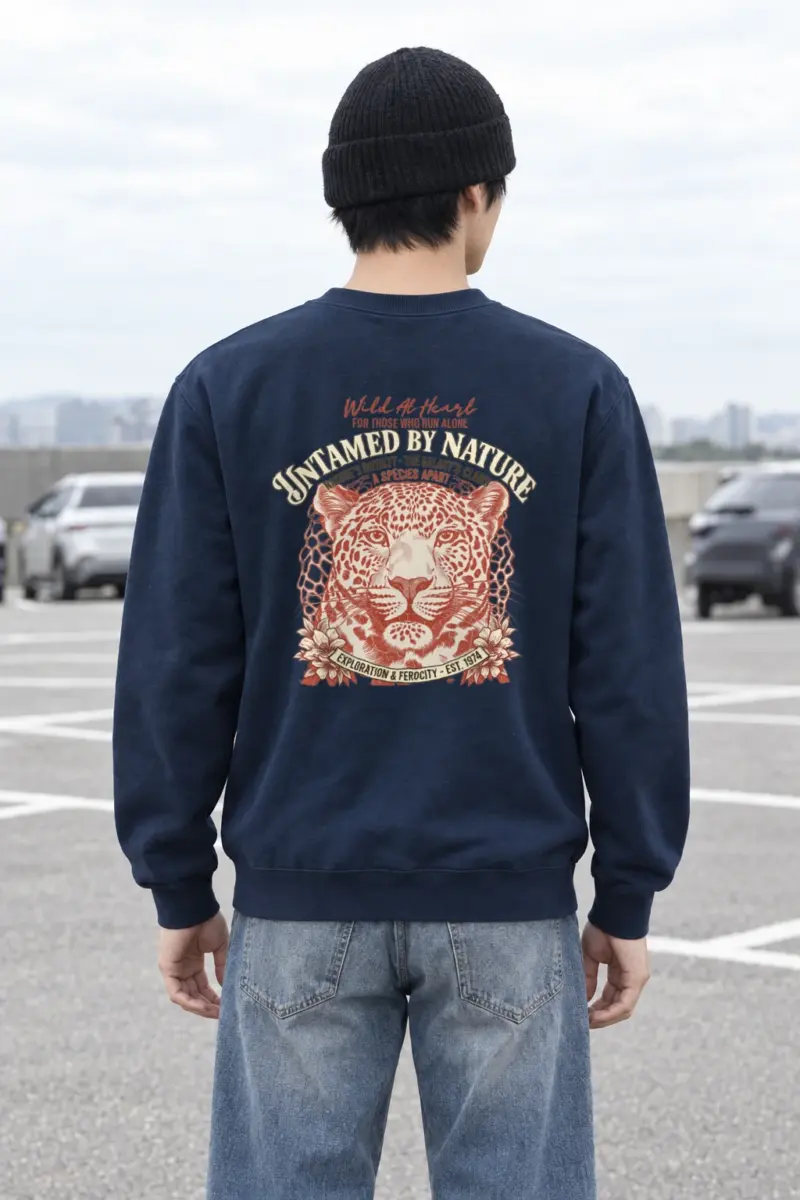 "Wild At Heart" Heavy Blend Unisex Crewneck Sweatshirt | Gildan 18000