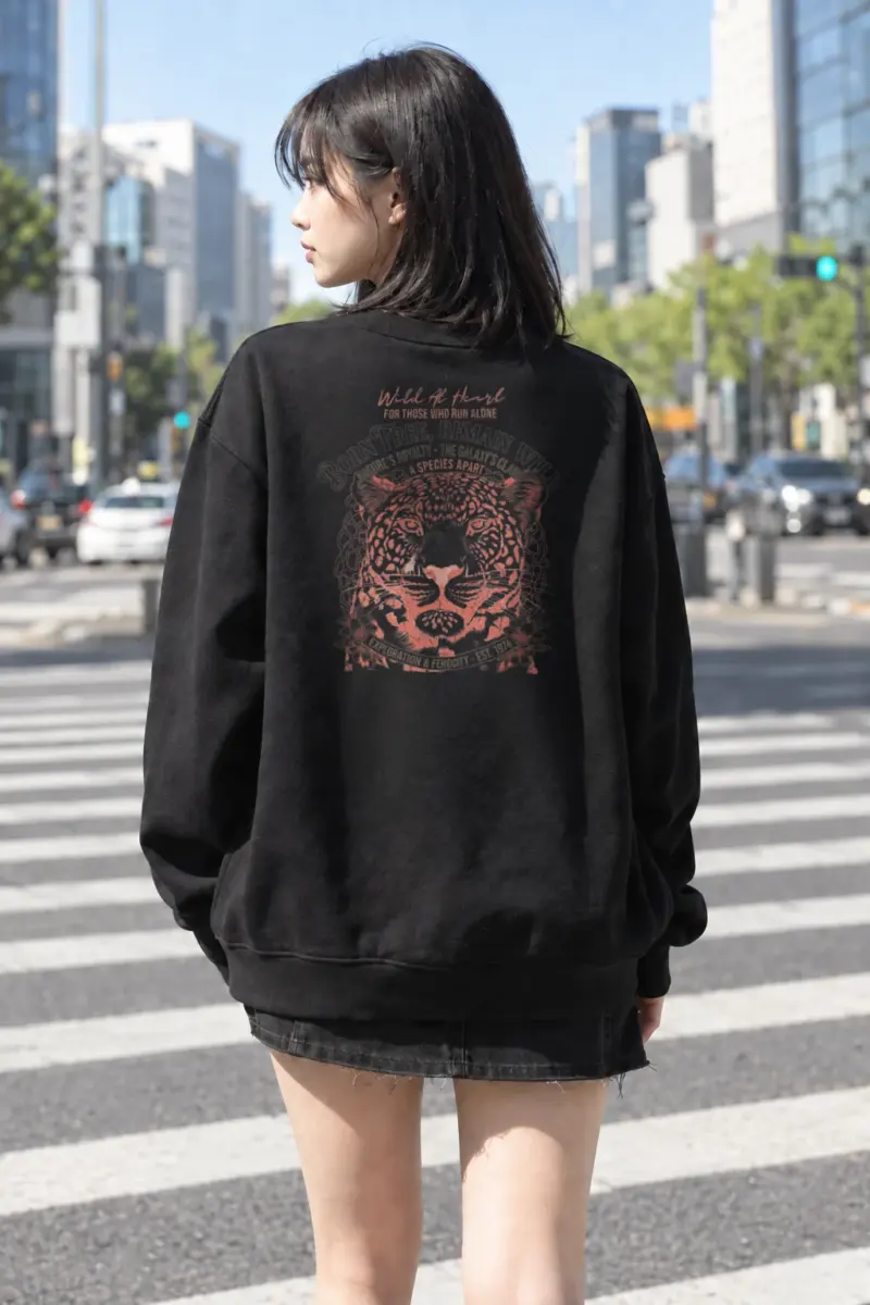 “Wild At Heart” Heavy Blend Unisex Crewneck Sweatshirt | Gildan 18000