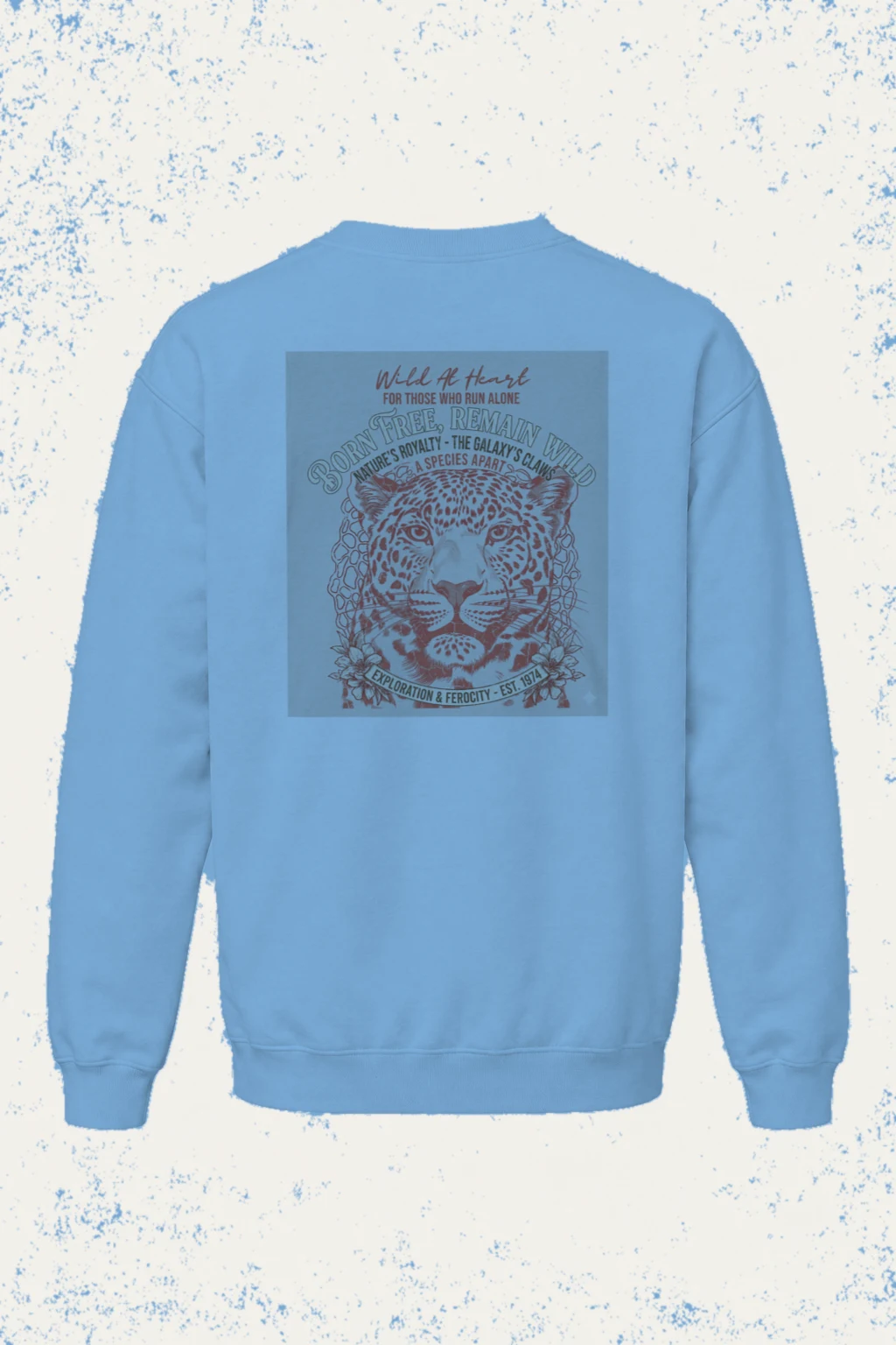 "Wild At Heart" Heavy Blend Unisex Crewneck Sweatshirt | Gildan 18000