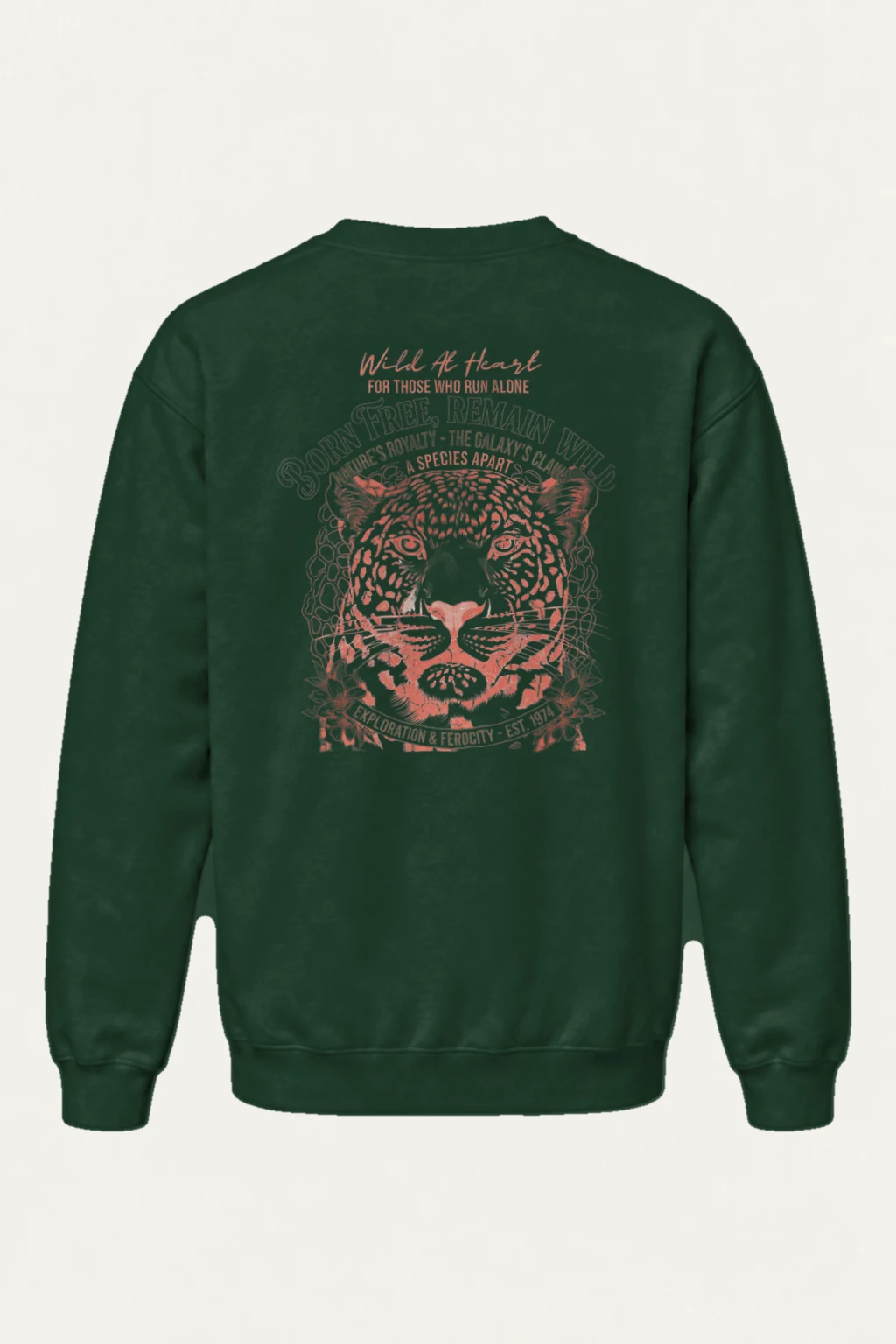 "Wild At Heart" Heavy Blend Unisex Crewneck Sweatshirt | Gildan 18000