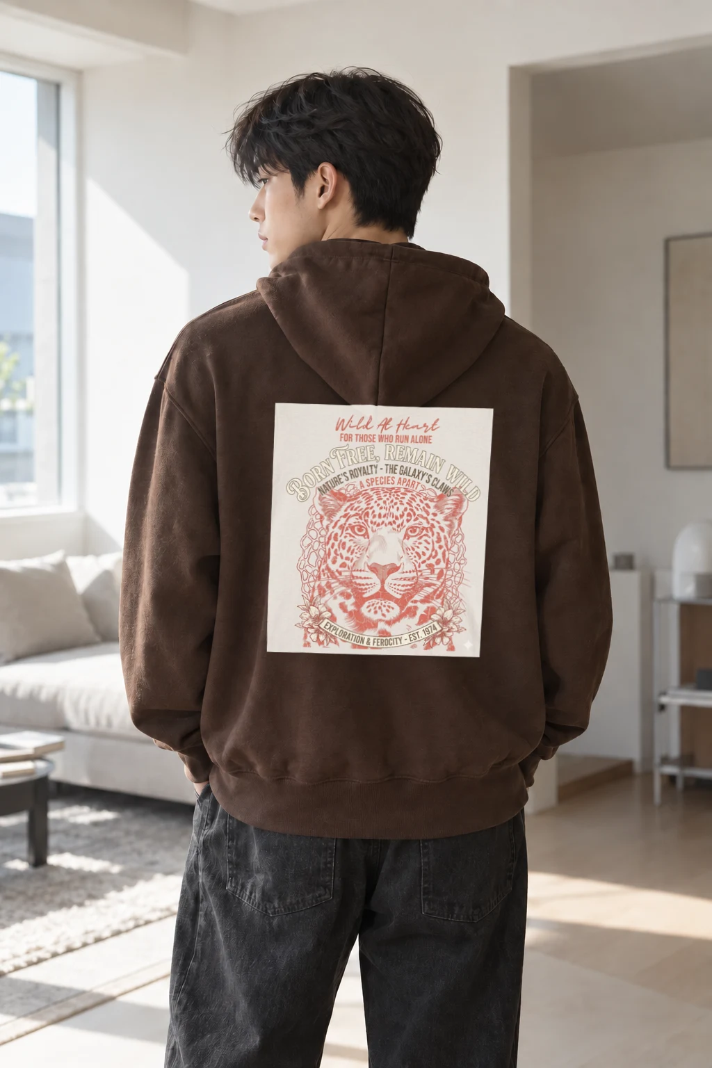 "Wild At Heart" Heavy Blend Unisex Pullover Hoodie | Gildan 18500