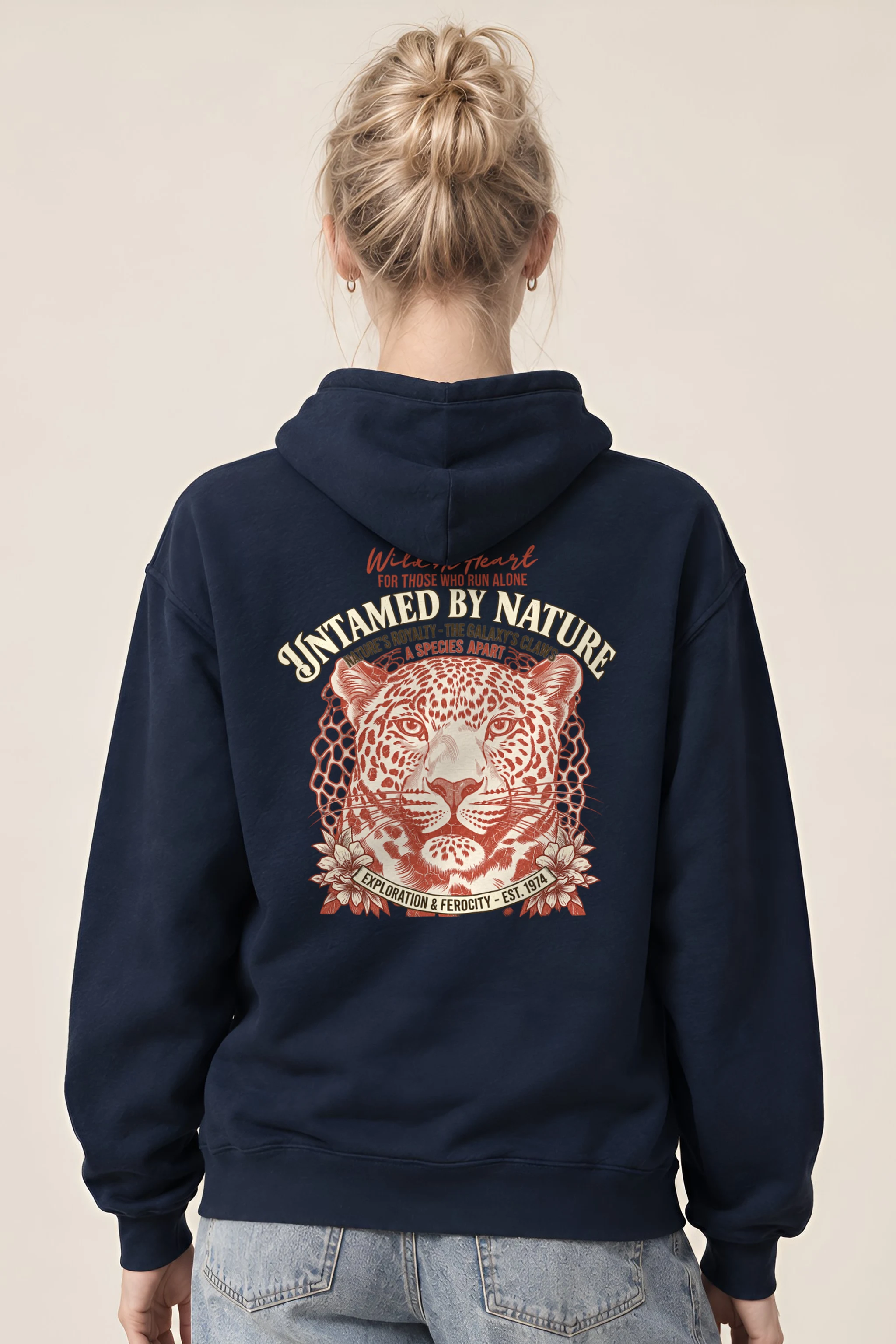 "Wild At Heart" 1 Pullover Hoodie