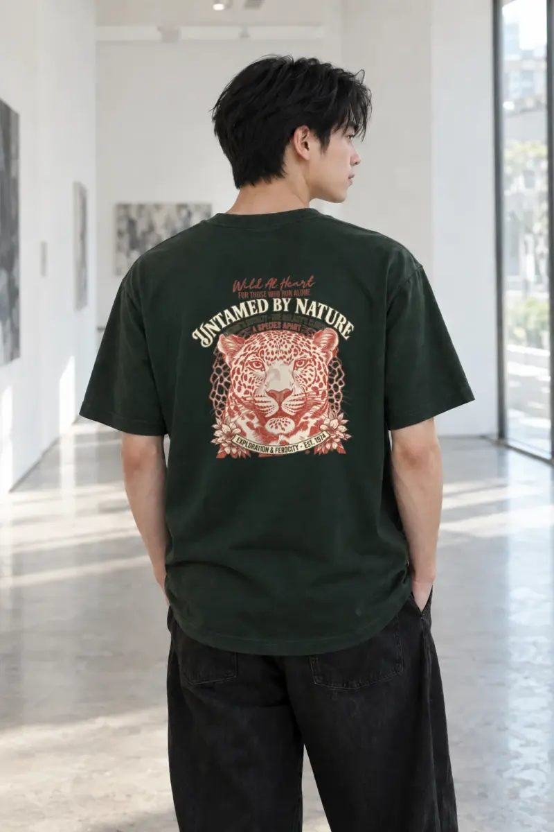"Wild At Heart" Heavyweight Unisex Crewneck T-shirt | Gildan 5000