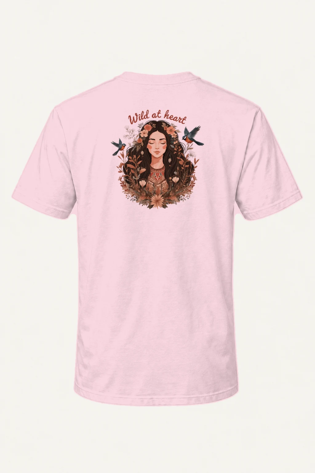 "Wild At Heart" Heavyweight Unisex Crewneck T-shirt | Gildan 5000