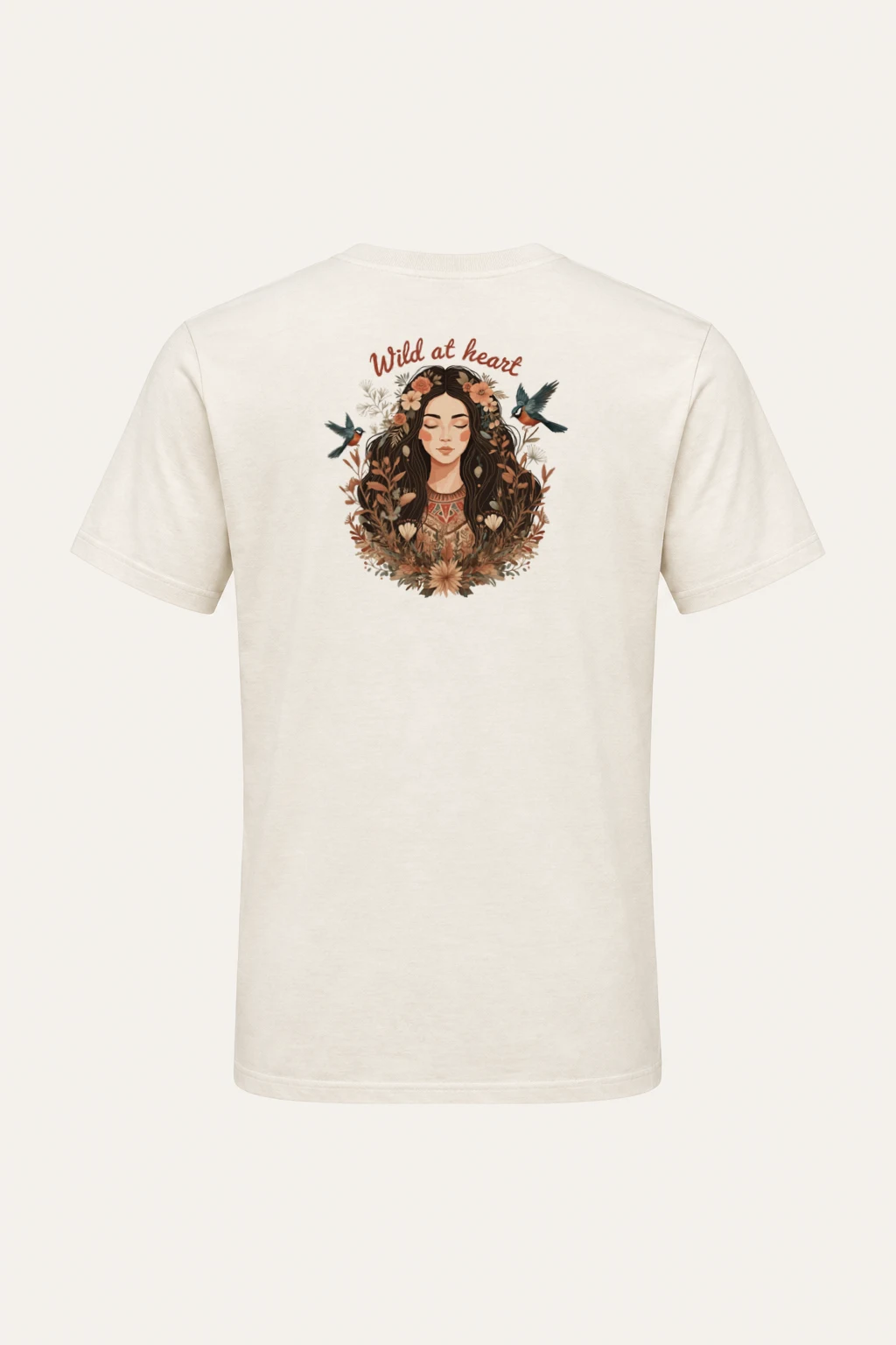 "Wild At Heart" Heavyweight Unisex Crewneck T-shirt | Gildan 5000