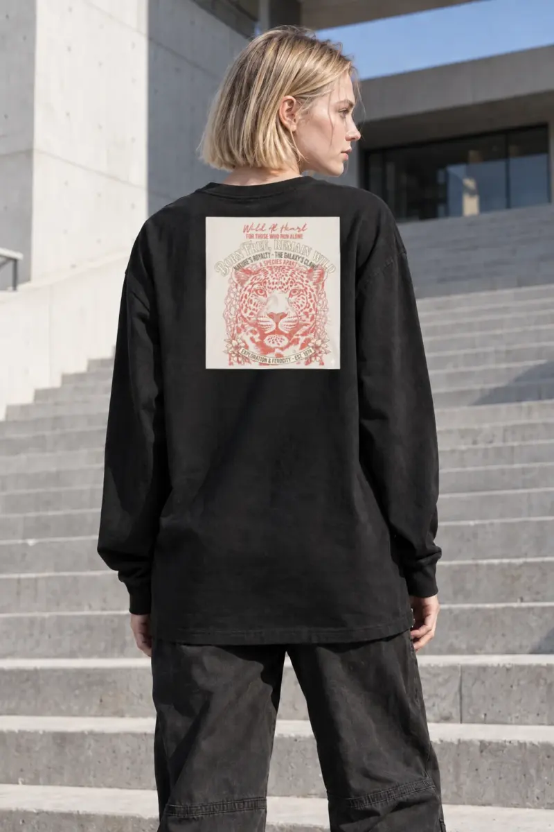 "Wild At Heart" Unisex Longsleeve T-shirt | Gildan 2400