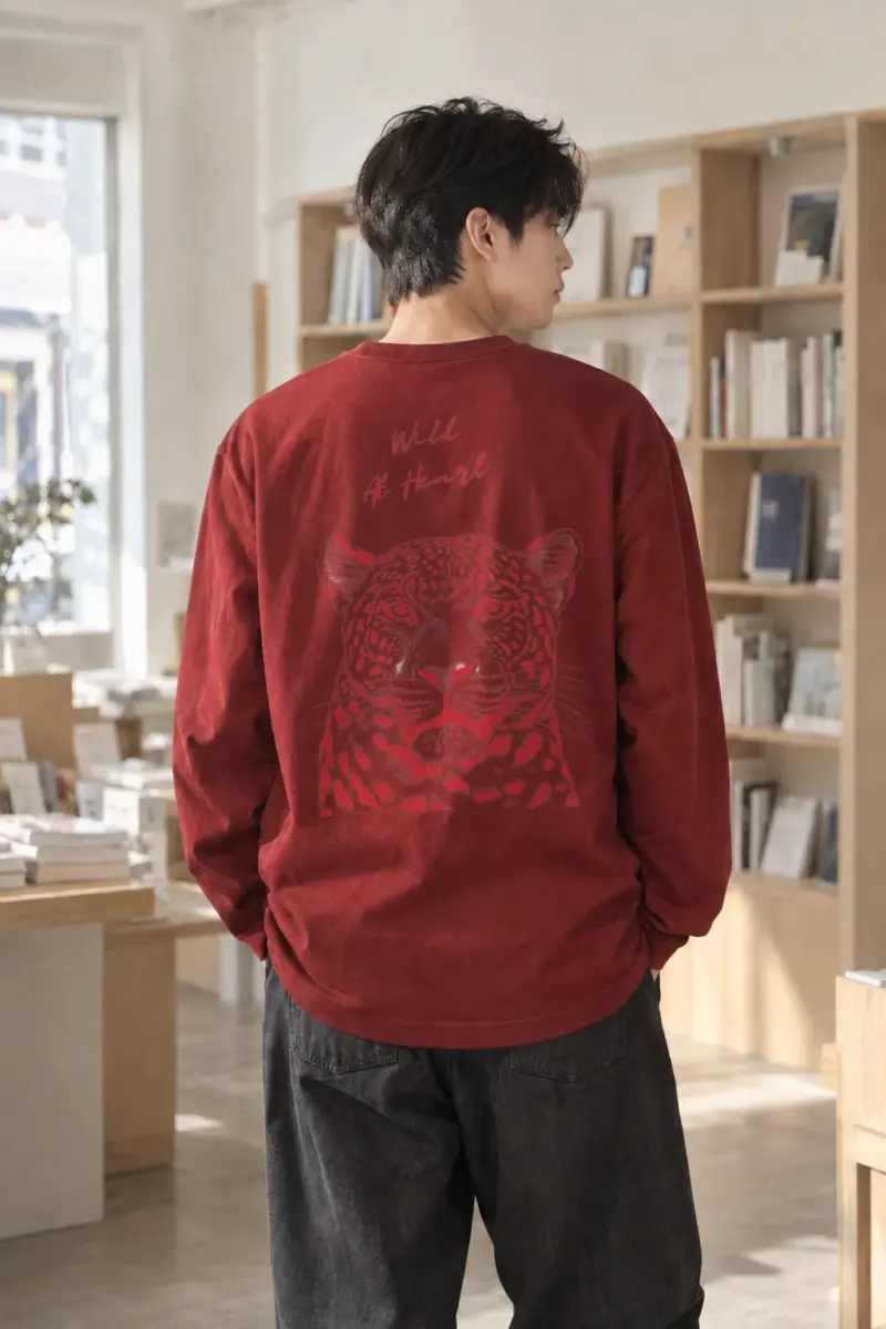"Wild At Heart" Unisex Longsleeve T-shirt | Gildan 2400