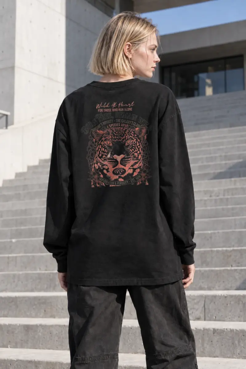 "Wild At Heart" Unisex Longsleeve T-shirt | Gildan 2400