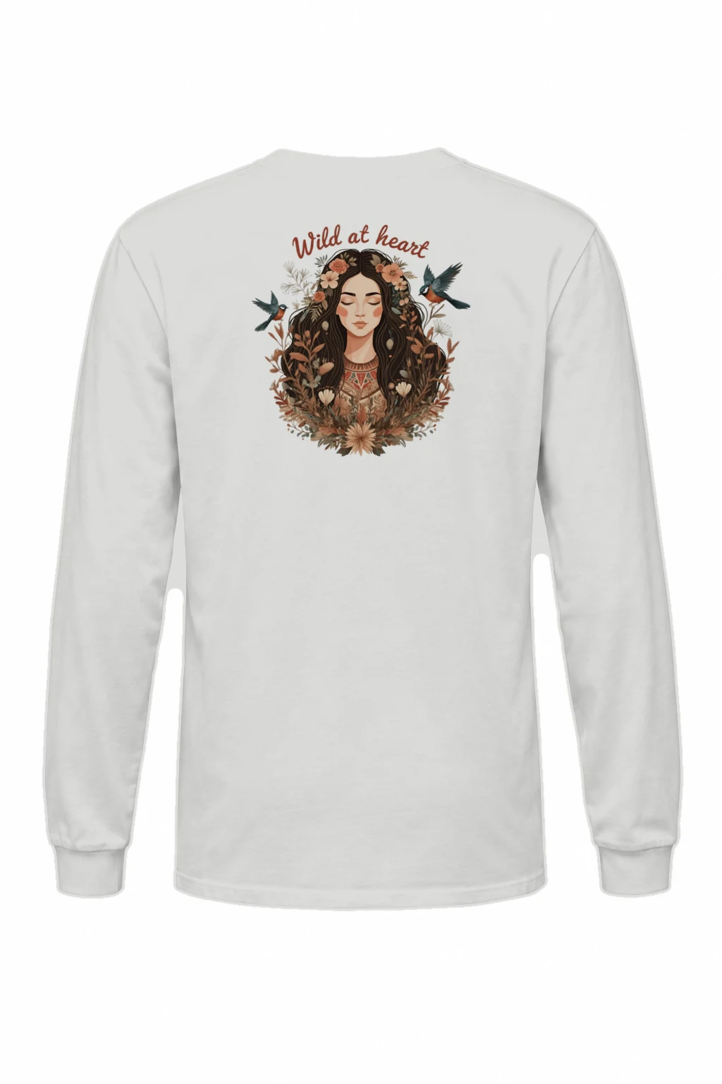 "Wild At Heart" Unisex Longsleeve T-shirt | Gildan 2400