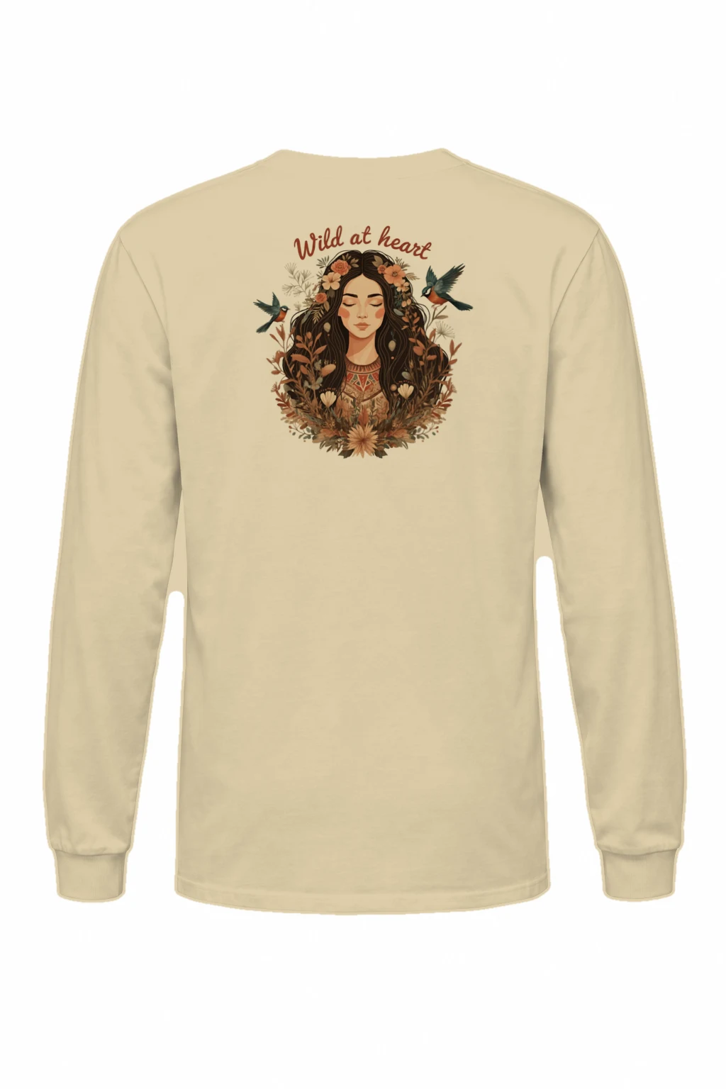 "Wild At Heart" Unisex Longsleeve T-shirt | Gildan 2400