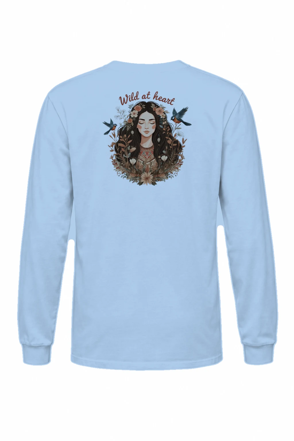 "Wild At Heart" Unisex Longsleeve T-shirt | Gildan 2400