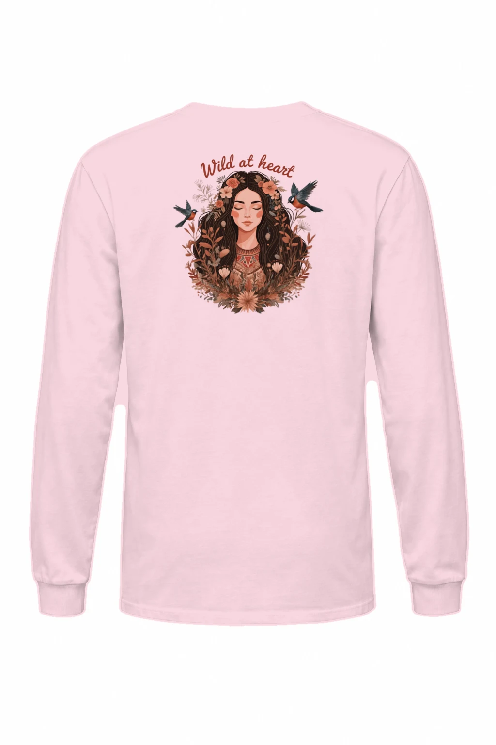 "Wild At Heart" Unisex Longsleeve T-shirt | Gildan 2400