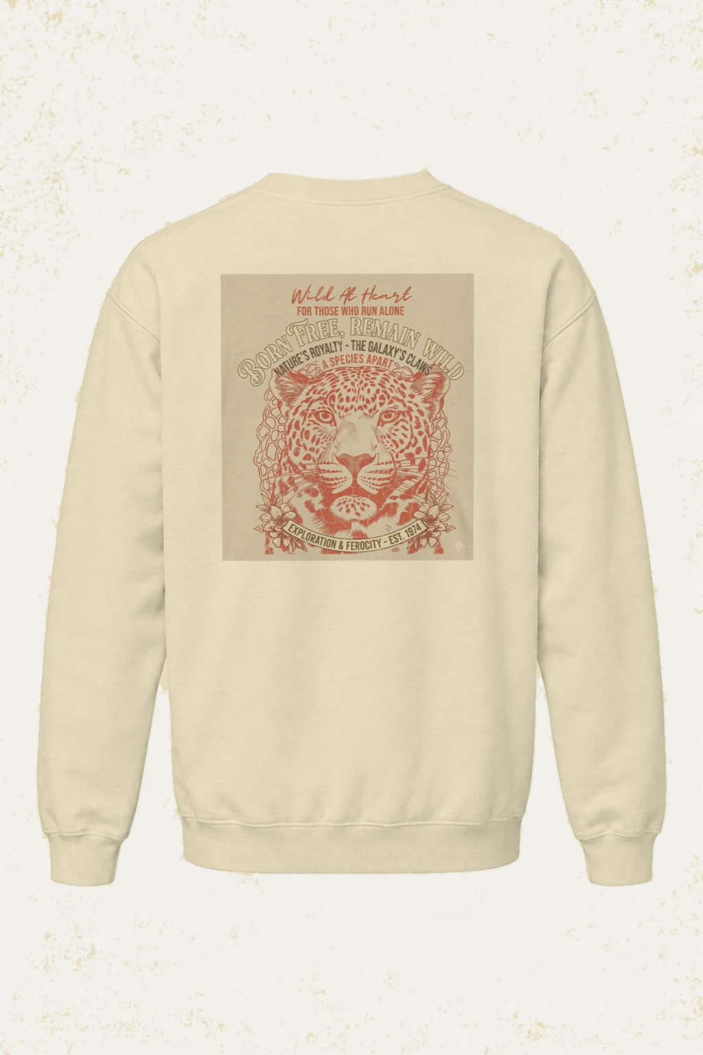 "Wild At Heart" Unisex Sponge Fleece Crewneck Sweatshirt | Bella + Canvas 3901