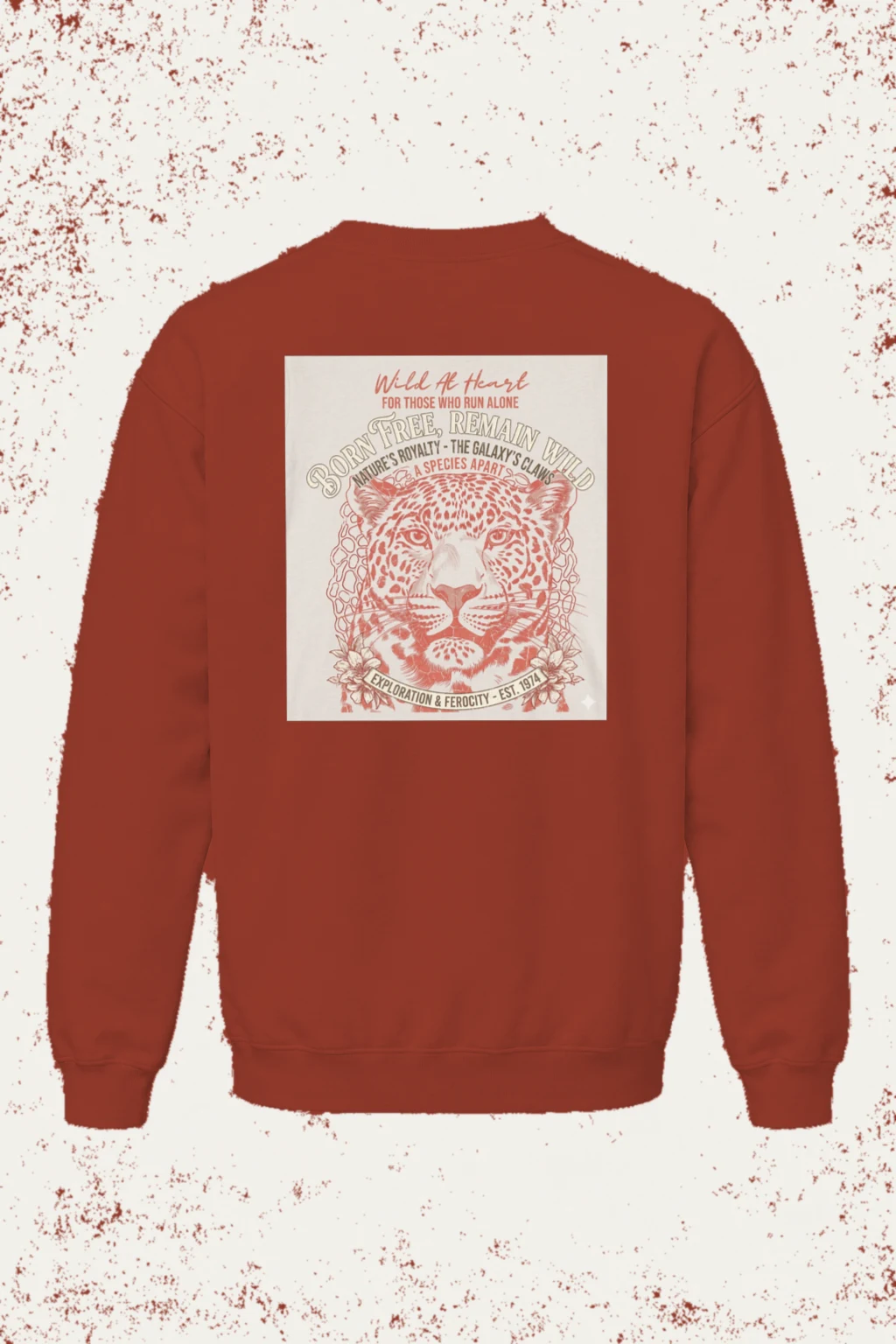 "Wild At Heart" Unisex Sponge Fleece Crewneck Sweatshirt | Bella + Canvas 3901