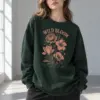 "Wild Bloom" Heavy Blend Unisex Crewneck Sweatshirt | Gildan 18000