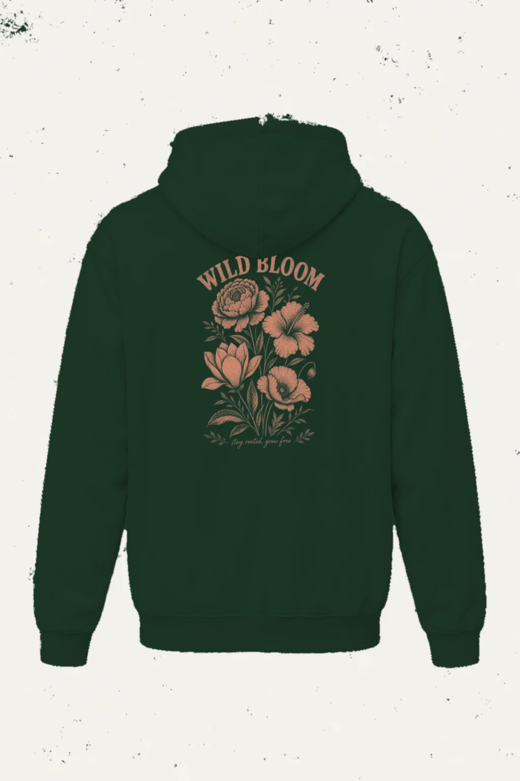 "Wild Bloom" Heavy Blend Unisex Pullover Hoodie | Gildan 18500