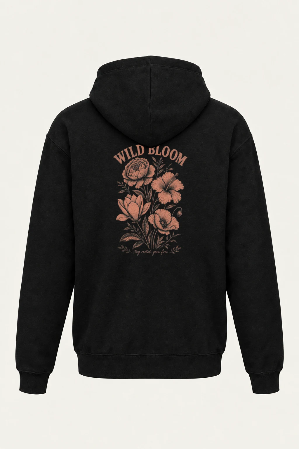 "Wild Bloom" Heavy Blend Unisex Pullover Hoodie | Gildan 18500